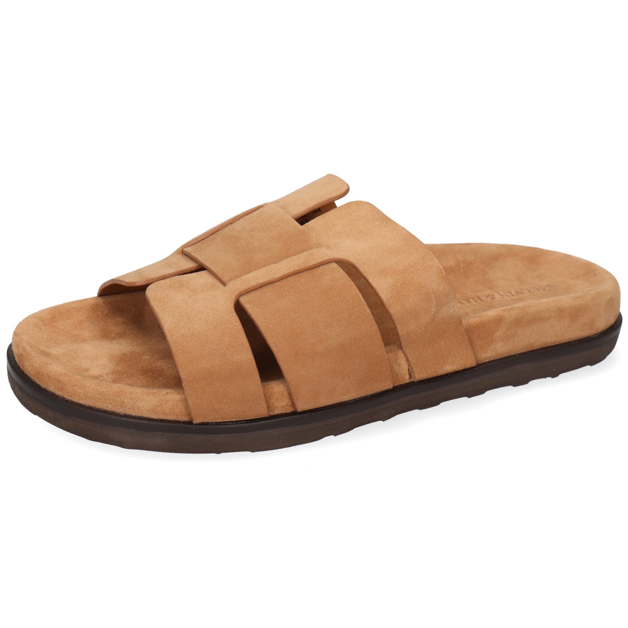 Melvin & Hamilton Robert 43 Leder-Pantoletten für Herren Flache Absätze, Echtes Leder
