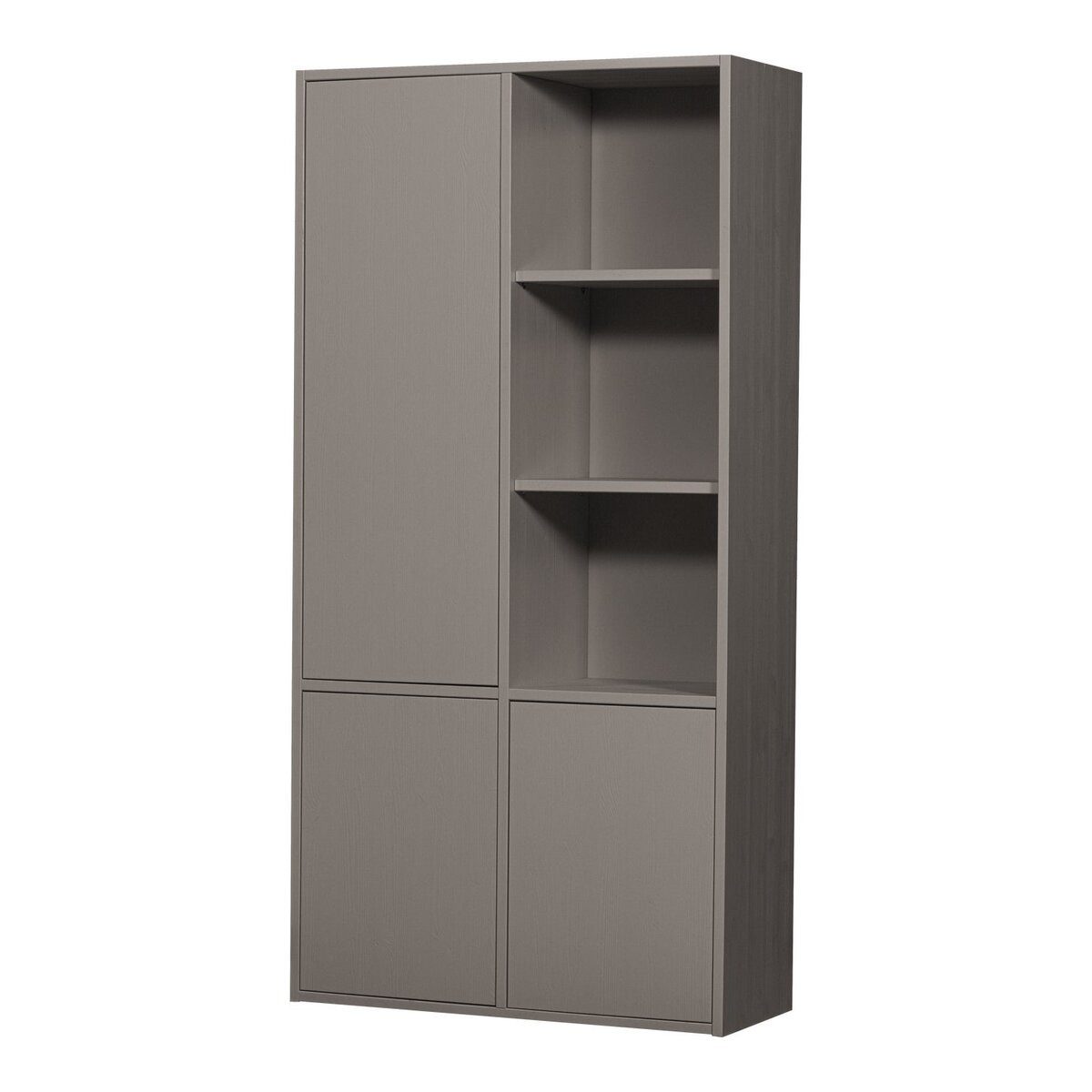 WOOOD Mehrzweckschrank Grifflose Push-to-Open-Funktion, geräumiger Stauraum