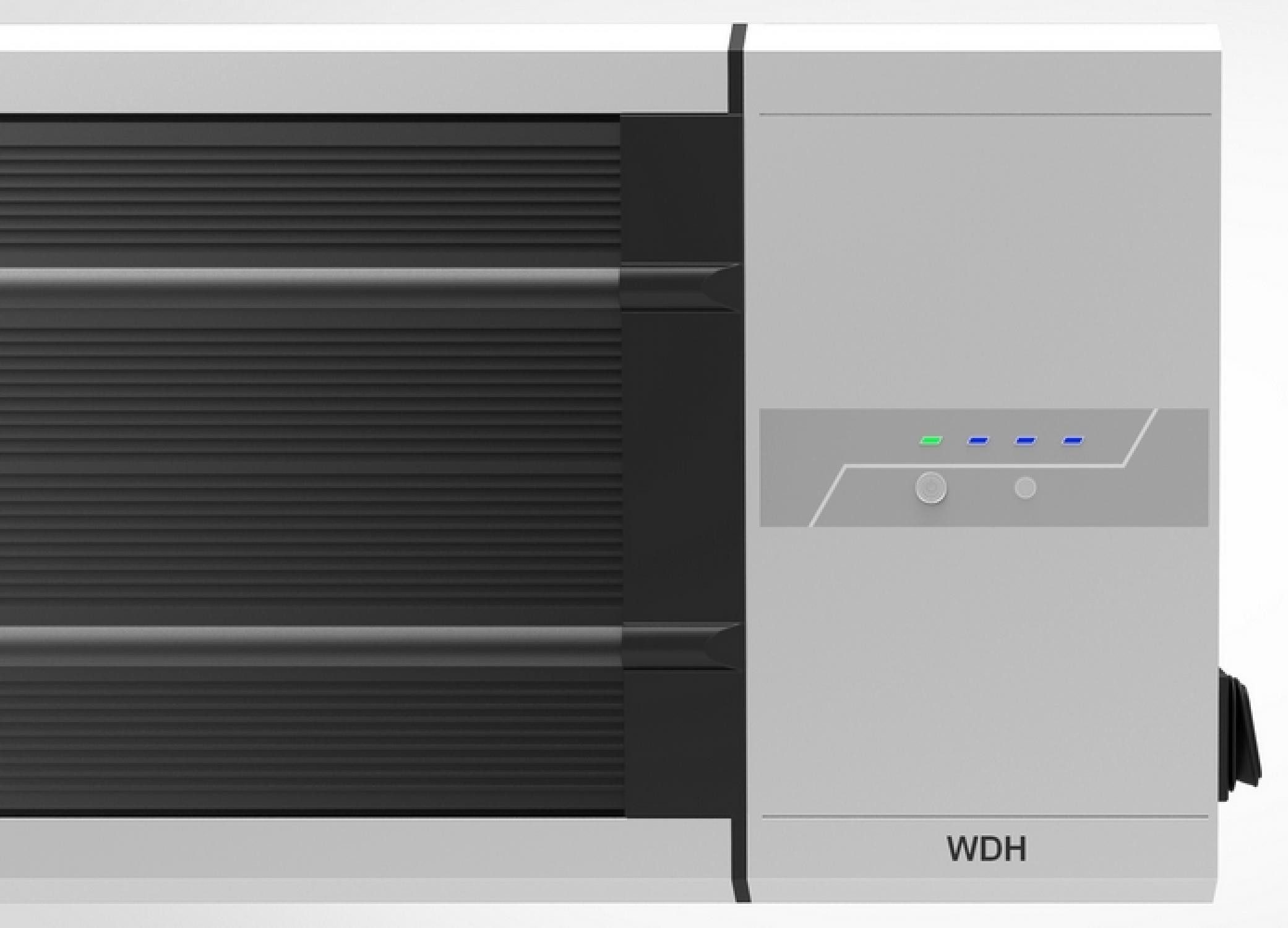 WDH Heizstrahler WDH-180DS, 2400 W, Dunkelheizstrahler - von Dekra GS geprüft