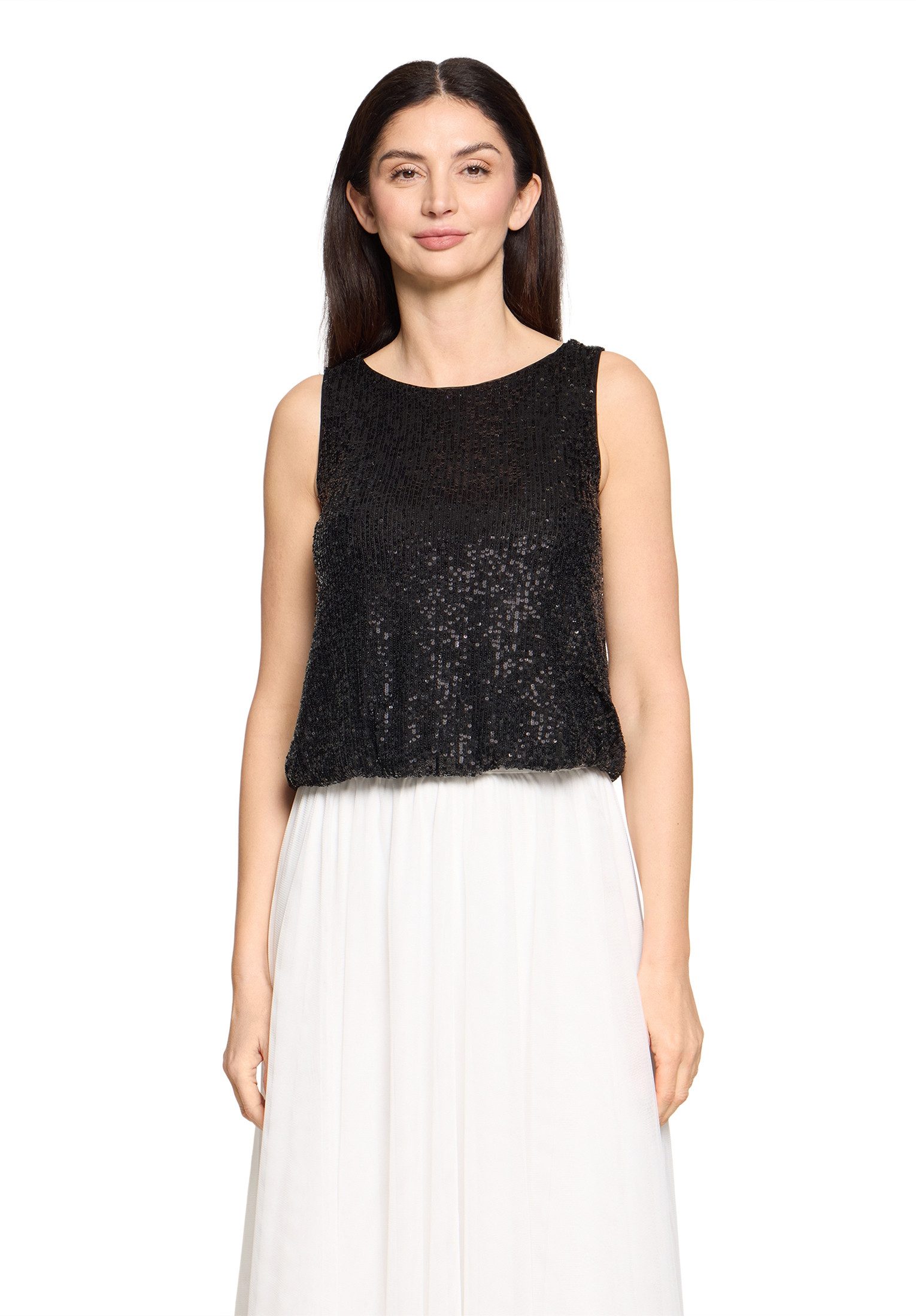 T-Shirt Damen im Glitzer-Look
