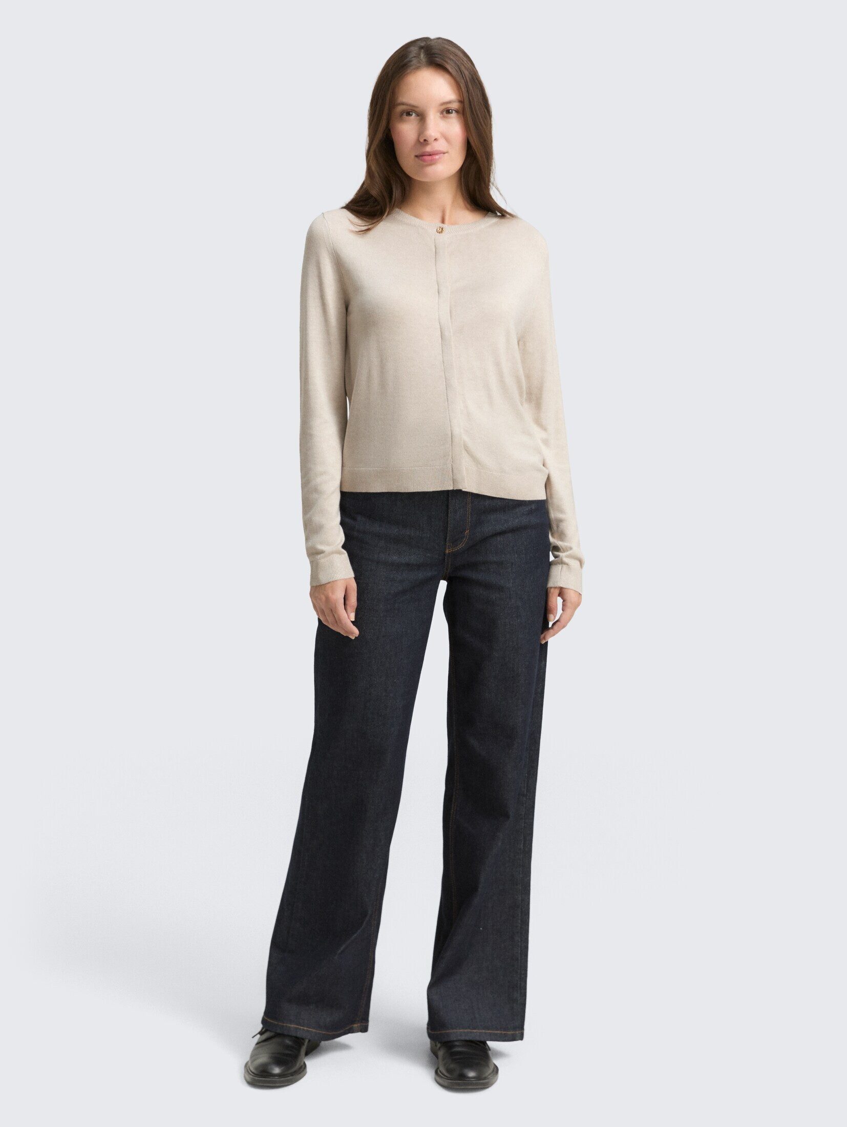 TOM TAILOR Cardigan Pullover & Strickjacken Cardigan mit verdeckter Knopfleiste