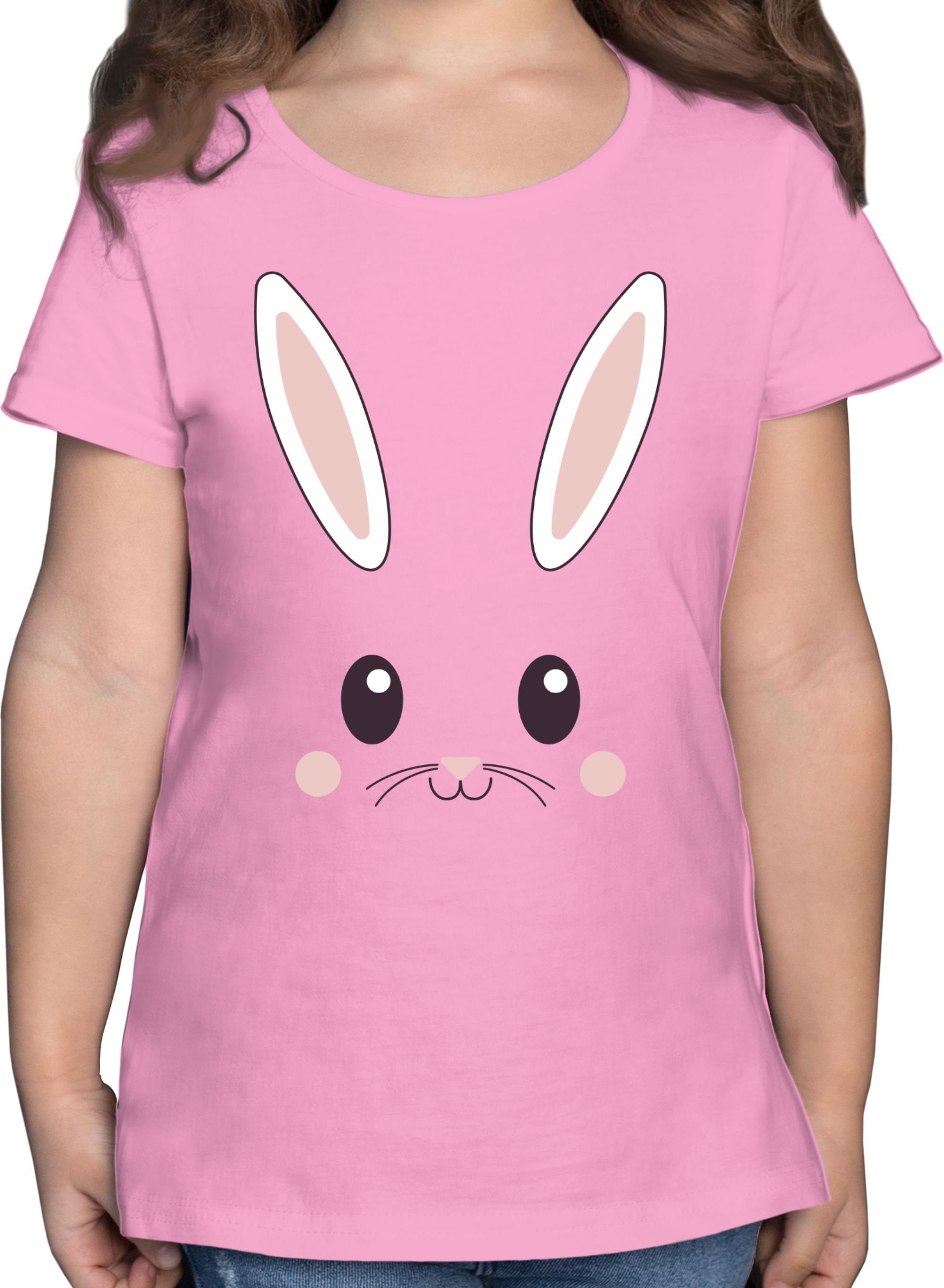 T-Shirt Süßes Hasen Gesicht I Hasengesicht Ostern I Osterhase
