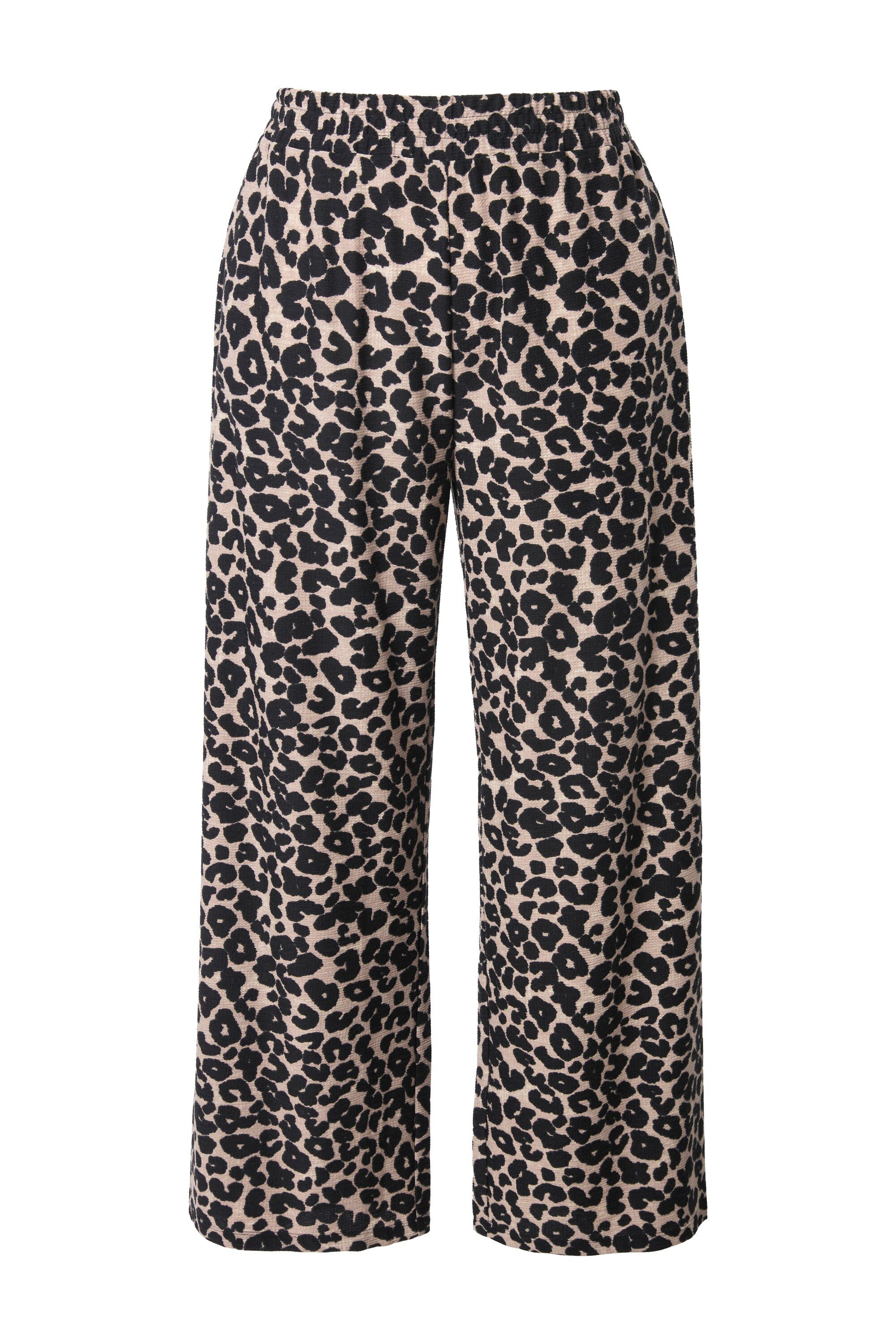 Studio Untold Schlupfhose Hose Wide Legs Waffelstruktur Leo günstig online kaufen