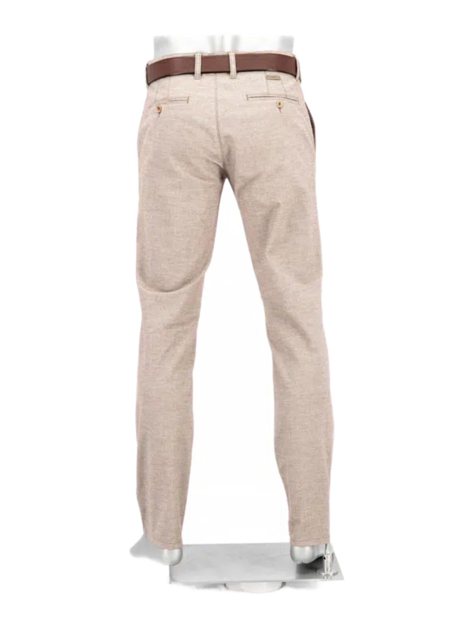 Alberto Stoffhose natur,Freizeit,Baumwolle,Unifarben,Straight Leg,Mittel