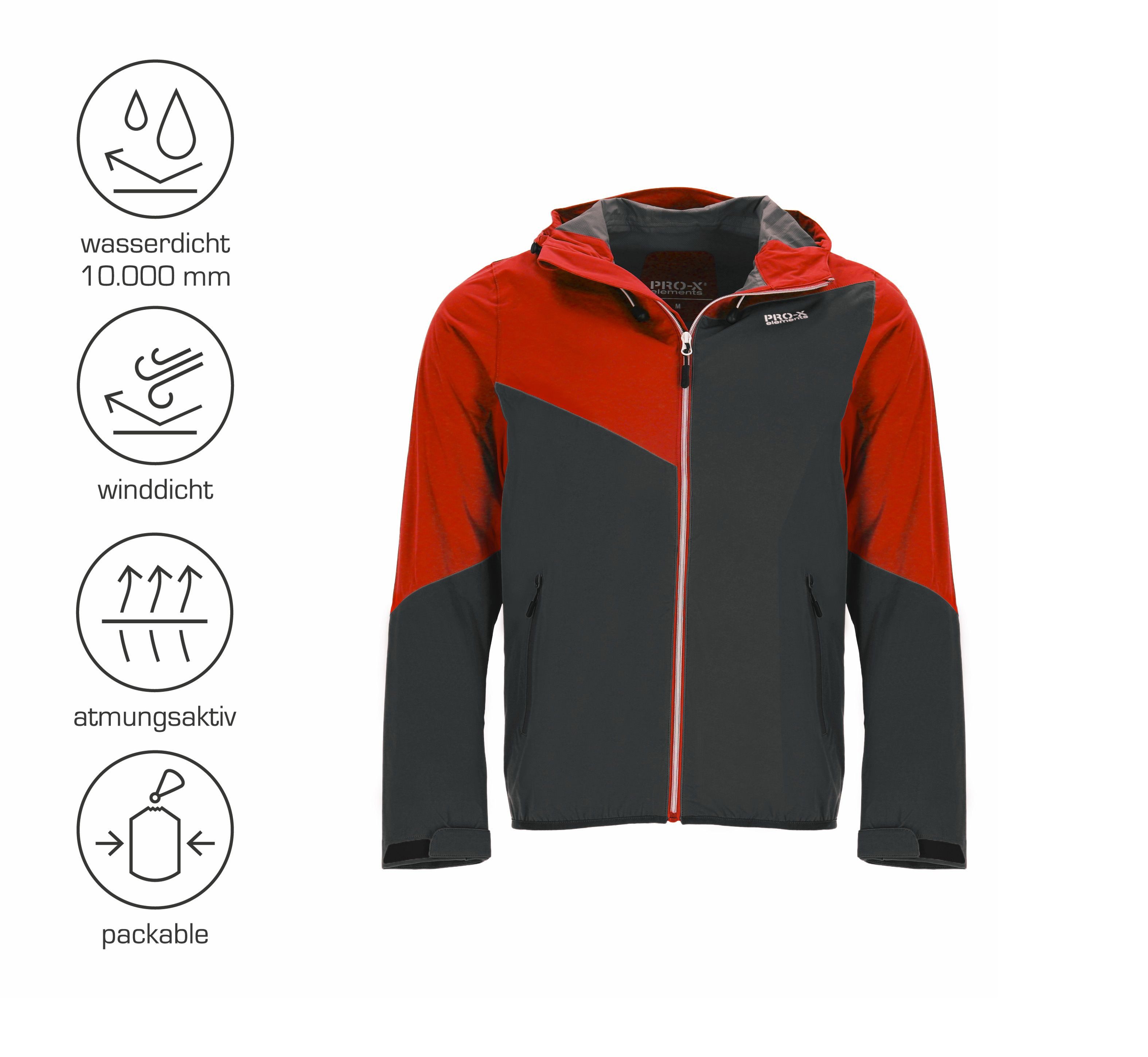 PRO-X ELEMENTS Funktionsjacke LIAM Wasserdicht