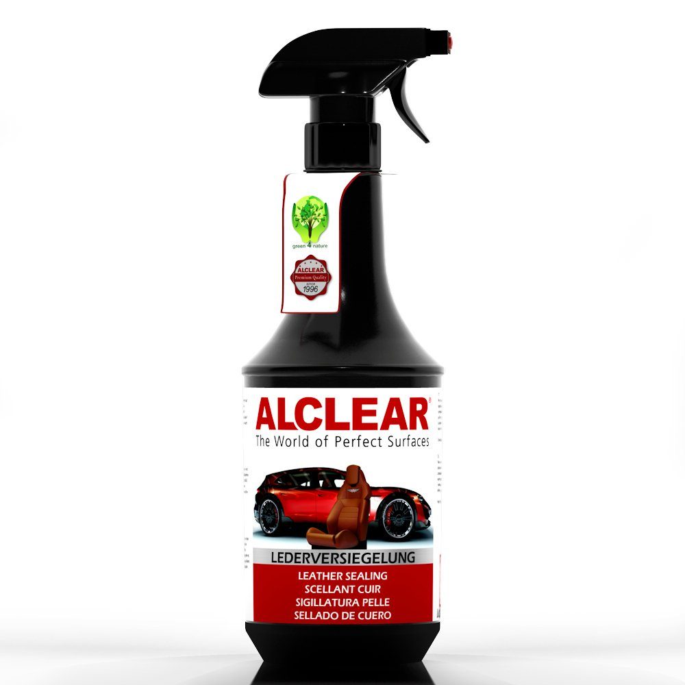ALCLEAR 721LV Auto Glattleder Pflege und Versiegelung, 1.000 ml mit  Sprühkopf Auto-Reinigungsmittel