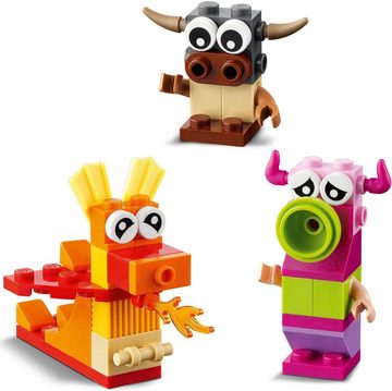 LEGO® Konstruktionsspielsteine Kreative Monster (11017), LEGO® Classic, (140 St), Made in Europe