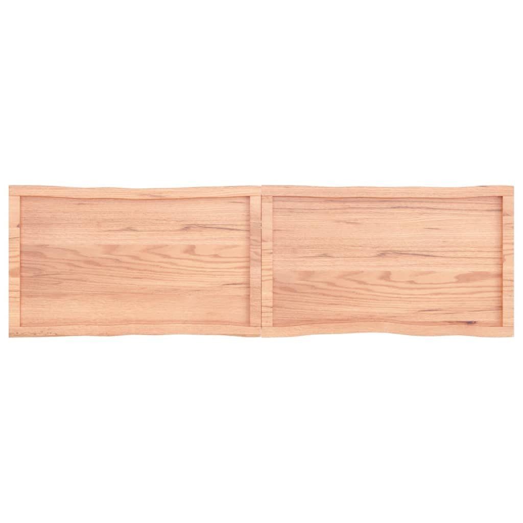 Massivholz 180x50x(2-6) furnicato (1 cm Baumkante Behandelt Tischplatte St)