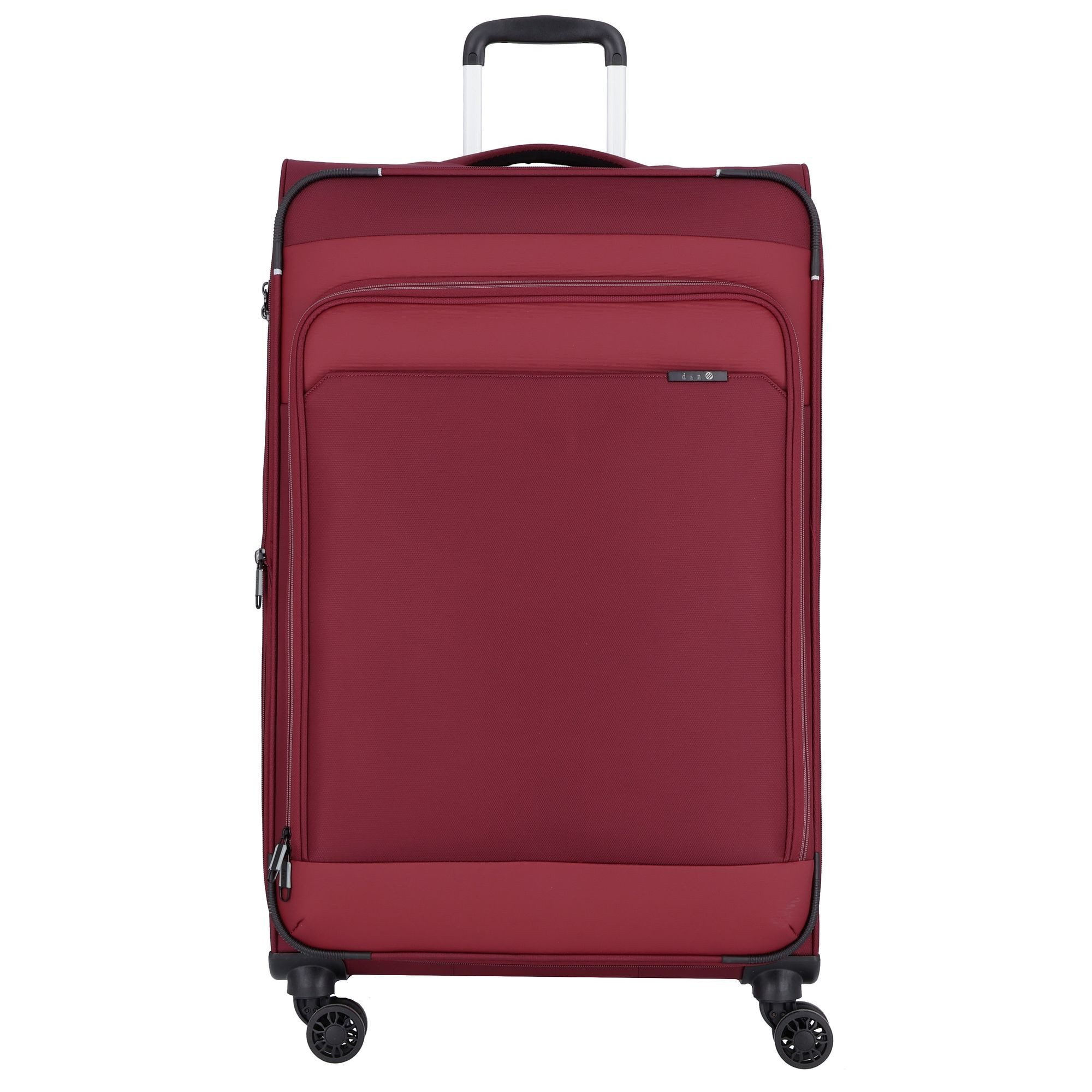 D&N Weichgepäck-Trolley Travel Line, 4 Rollen, Polyester