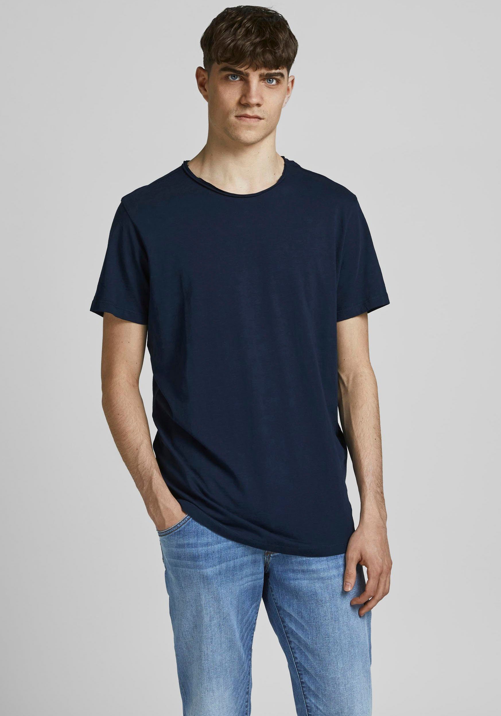 Jack & Jones T-Shirt BASHER TEE Blazer Navy