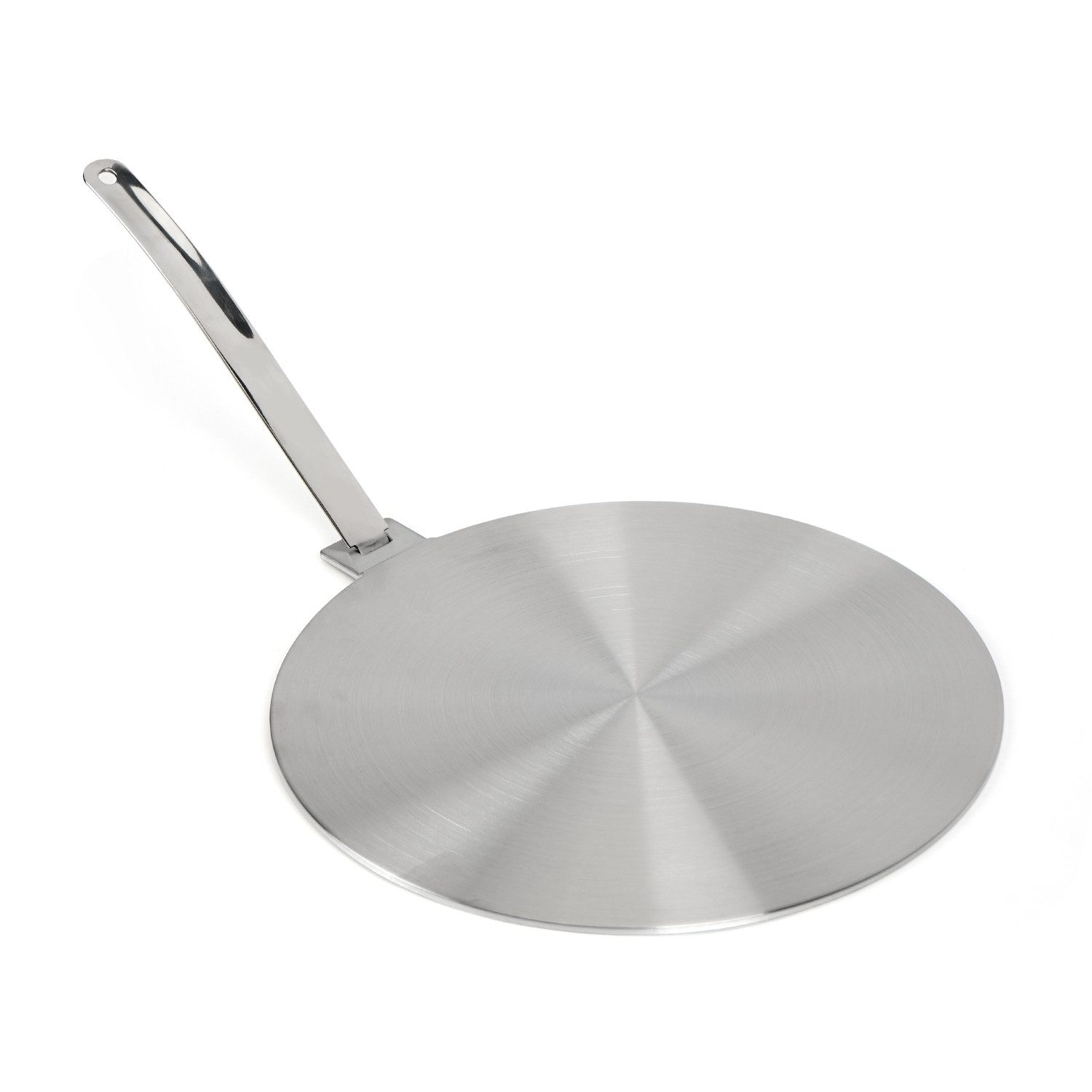 OSTWOLKE Kochfeld-Adapter Universal Adapterplatte 24cm/28cm für Induktions-Kochfelder, mit abnehmbarem Griff