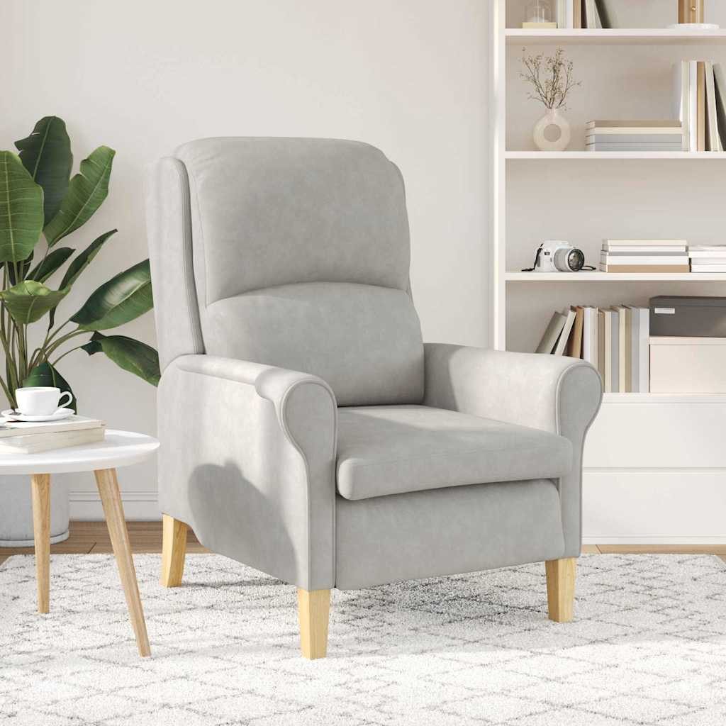 vidaXL Sessel Sessel Hellgrau 76 x günstig online kaufen