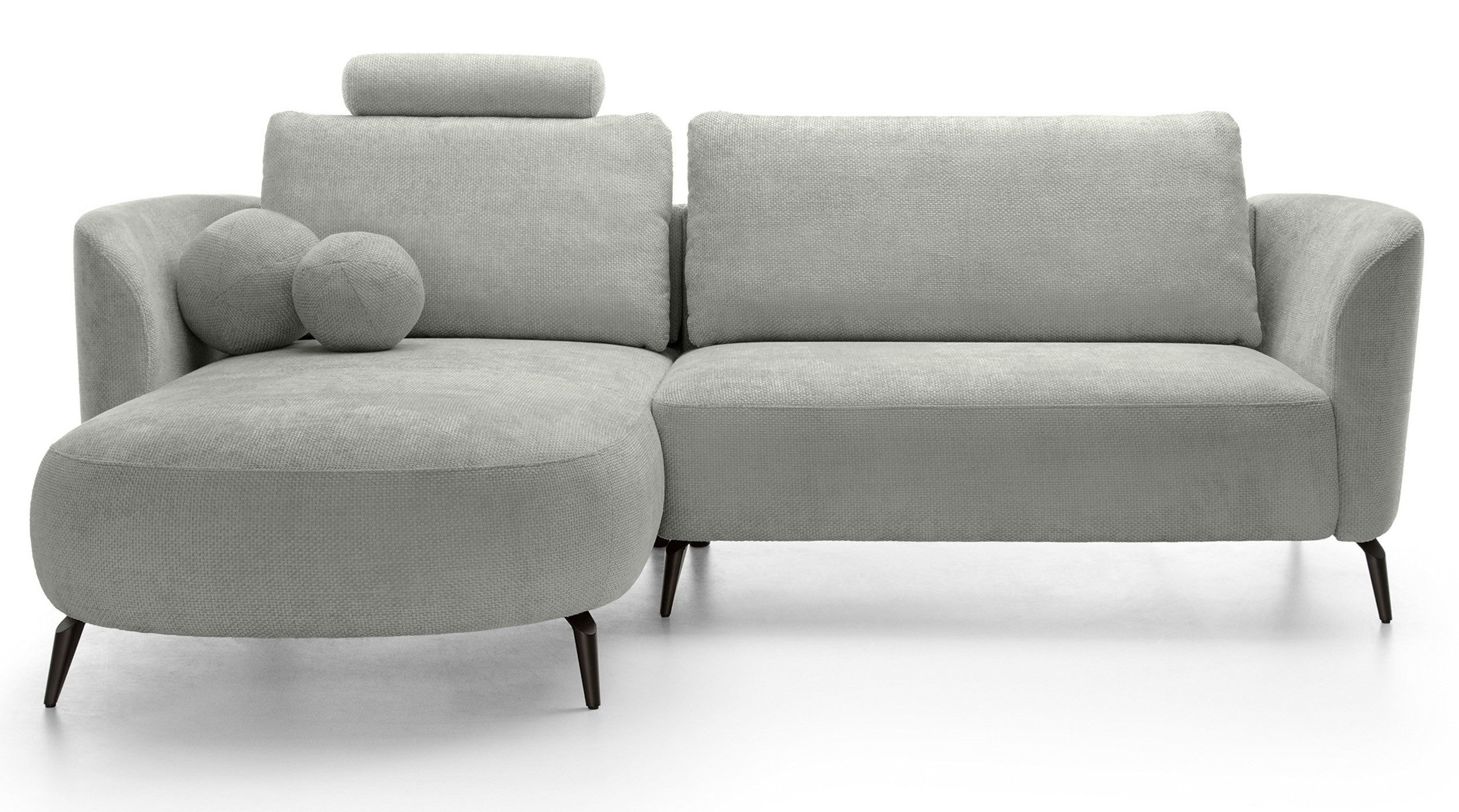 Goldstoff Ecksofa Zenit – L-Form Sofa günstig online kaufen