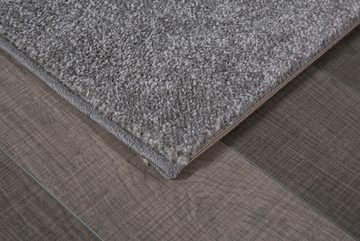 Teppich Feodora, my home, rechteckig, Höhe: 11 mm, Kurzflor, Uni-Farben, ideal im Wohnzimmer & Schlafzimmer