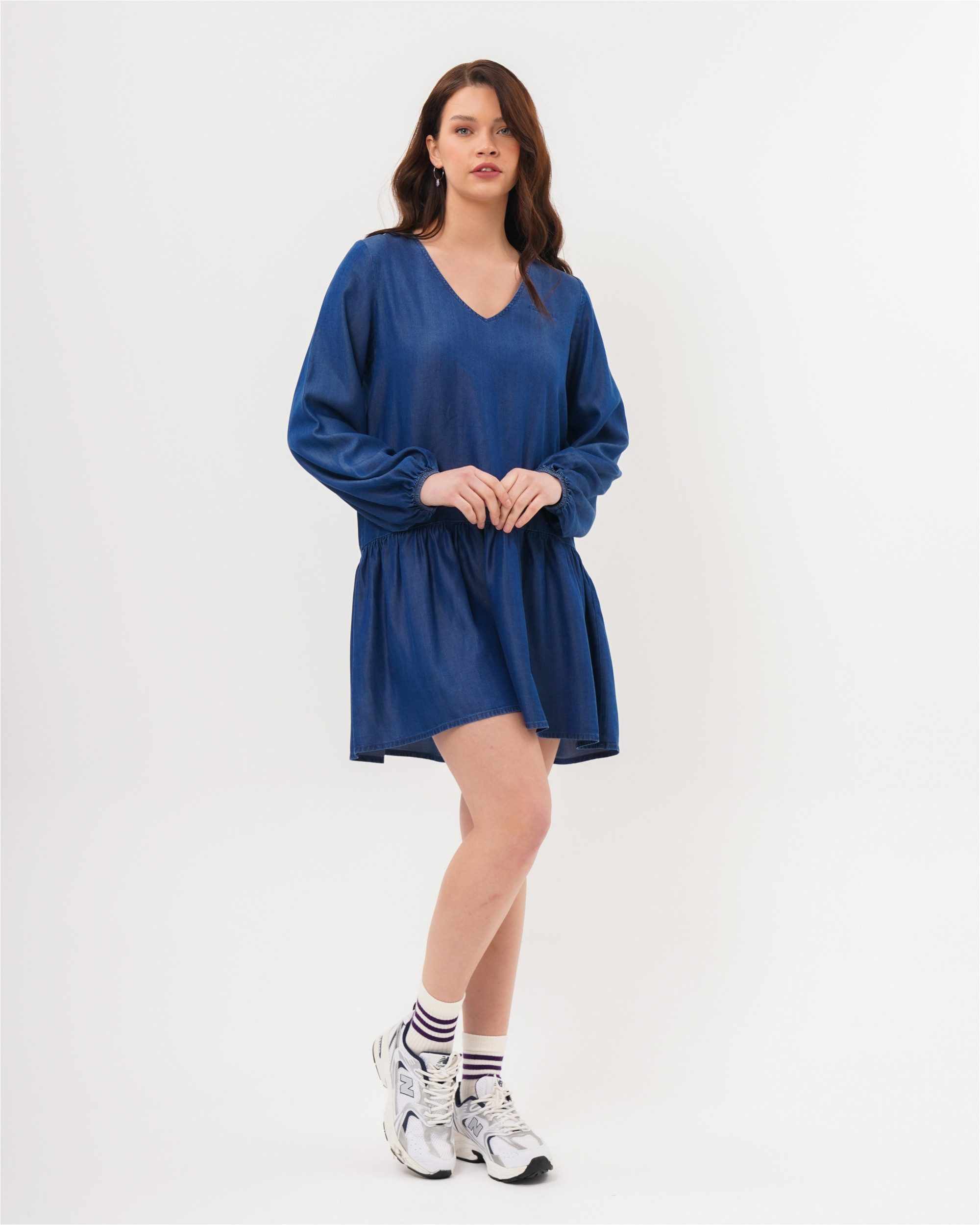 freshlions Jerseykleid Bonnie (1-tlg) mit verspielten Ballonbündchen günstig online kaufen