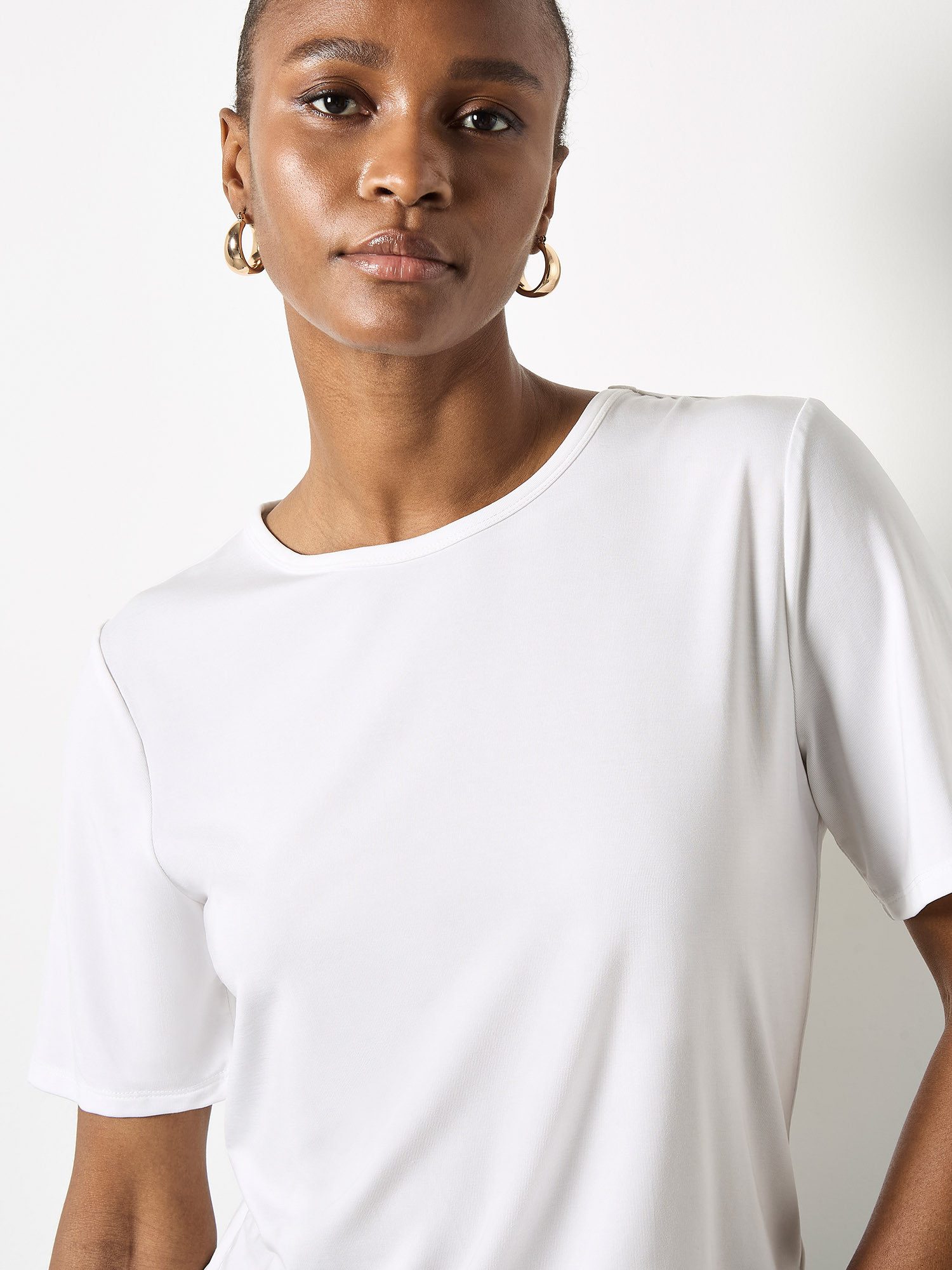 Apricot T-Shirt Basic T-Shirt aus elastischem Material