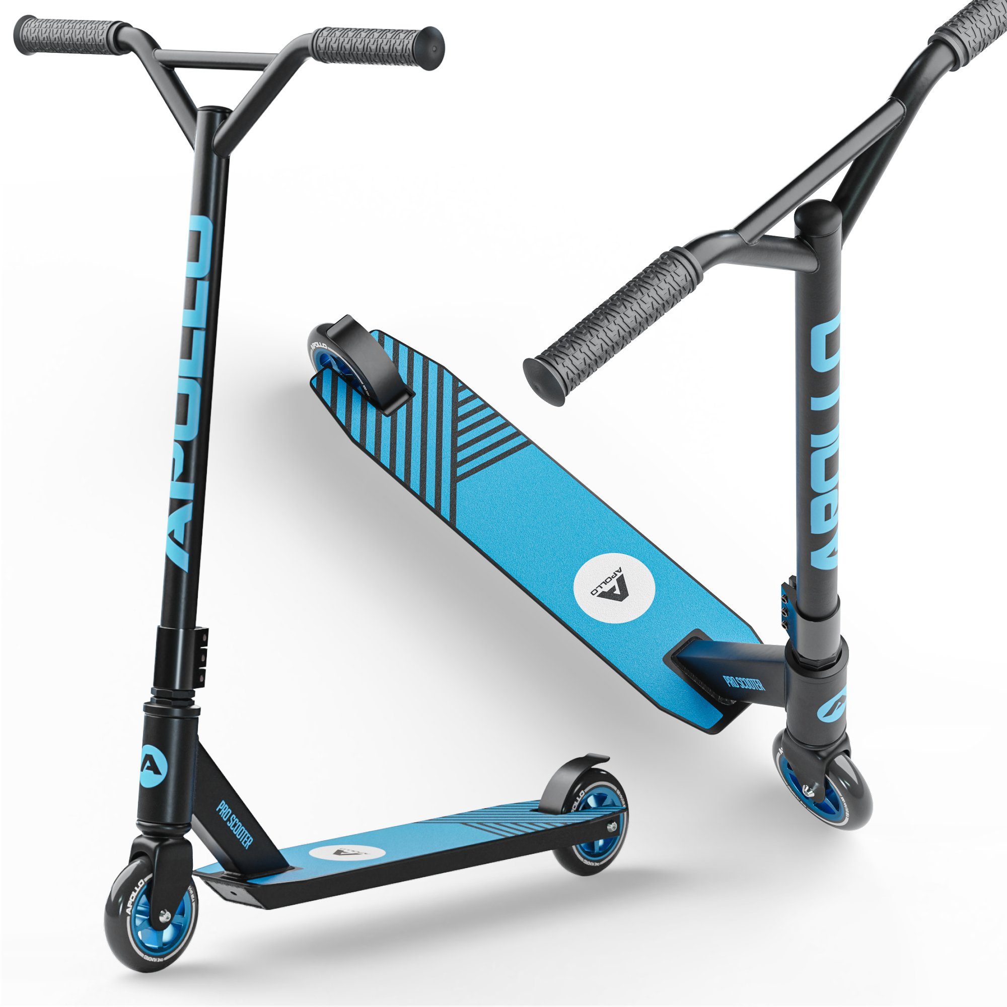 Apollo Stuntscooter Kinder Freestyle Kickscooter Genius Pro, Kinderroller Trick Roller Kinder und Erwachsene