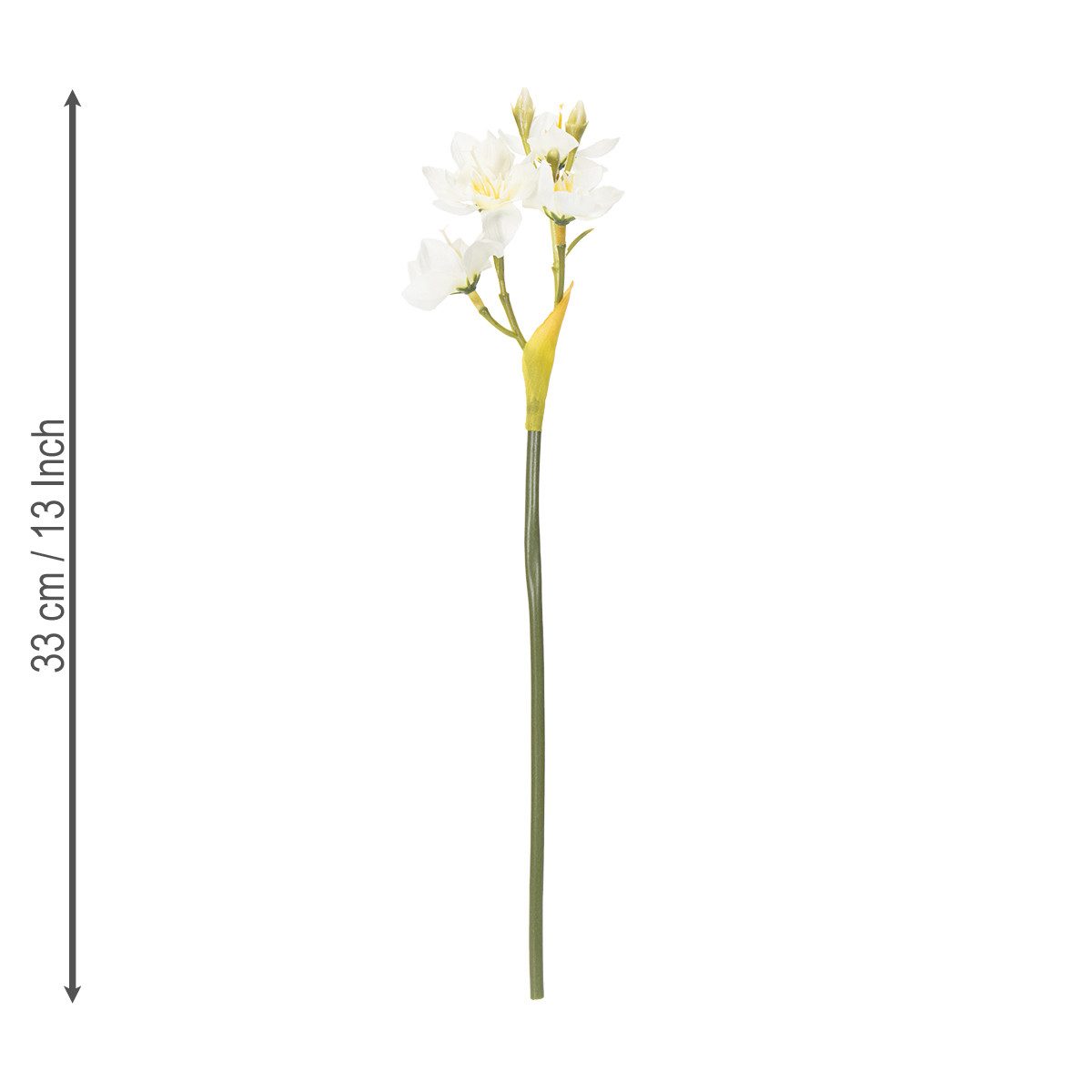 Kunstblume Narzissen Kunstblumen Dekoration Hochzeit Frühling langlebig, 6 Stück, Florists Products, Höhe 33 cm