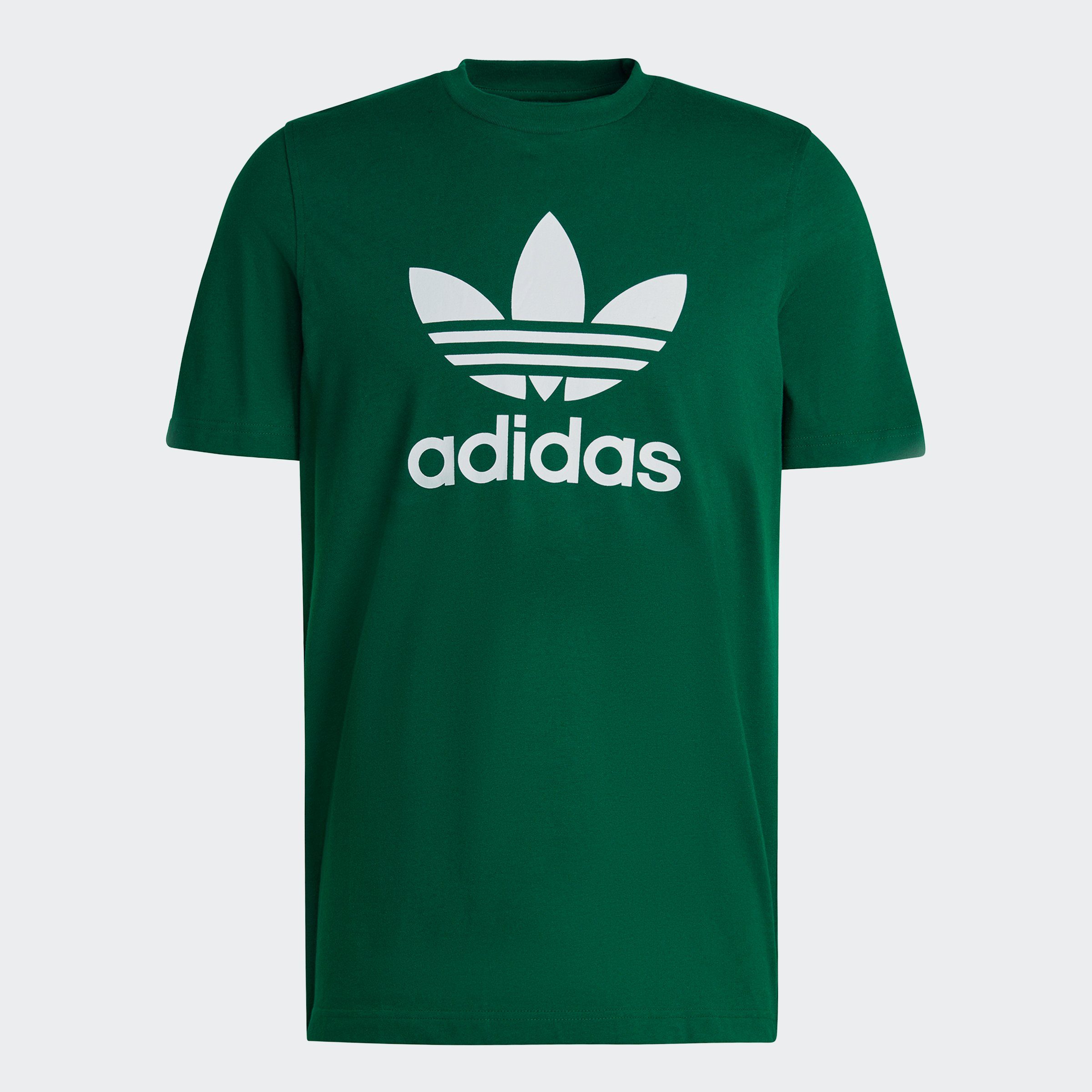 adidas Originals CLASSICS T-Shirt TREFOIL Green ADICOLOR Dark