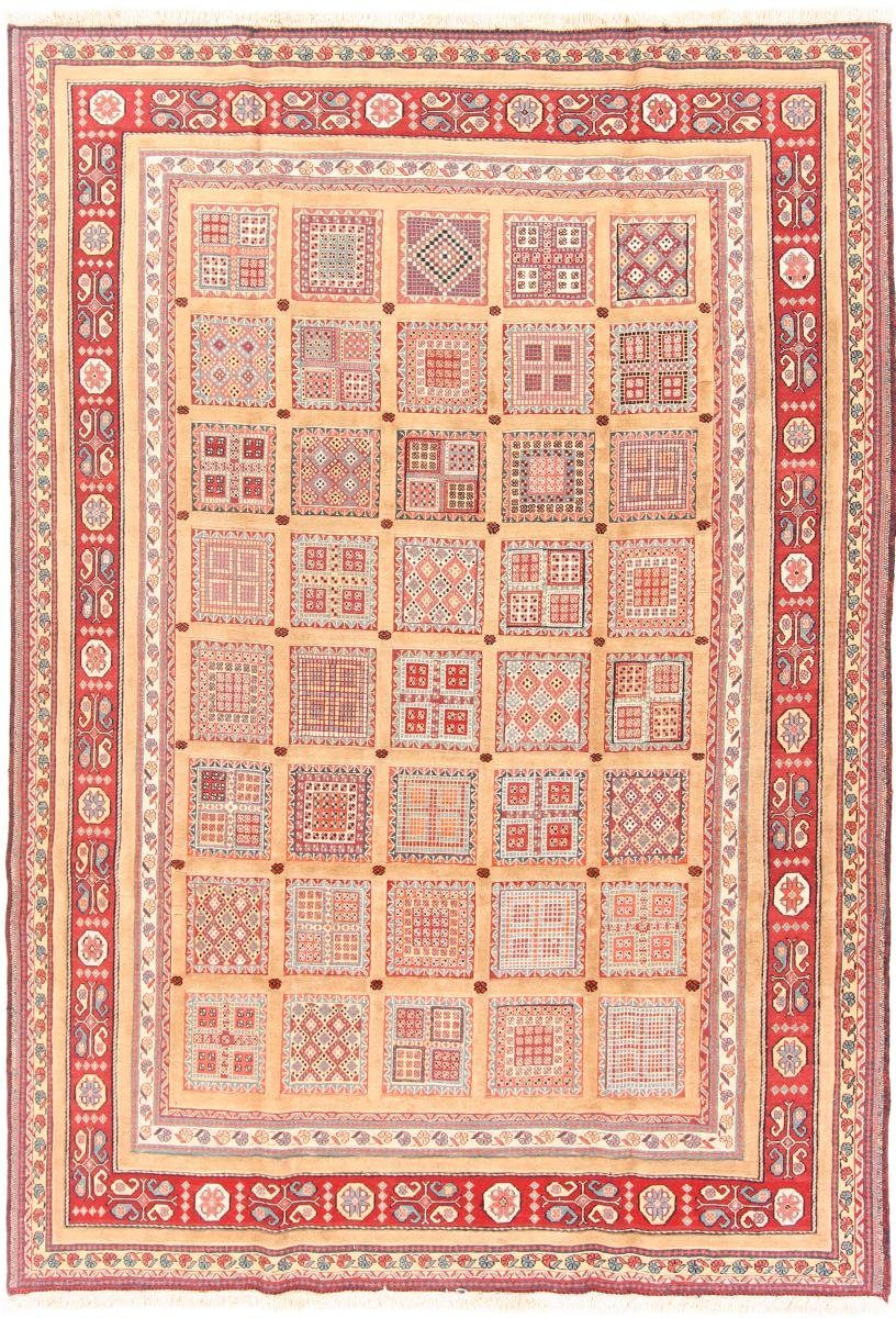 Orientteppich Kelim Soozani Nimbaft 198x293 Handgeknüpfter Orientteppich, Nain Trading, rechteckig, Höhe: 8 mm