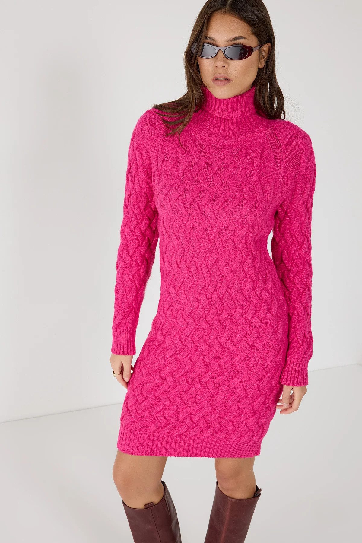 Minikleid Strickkleid