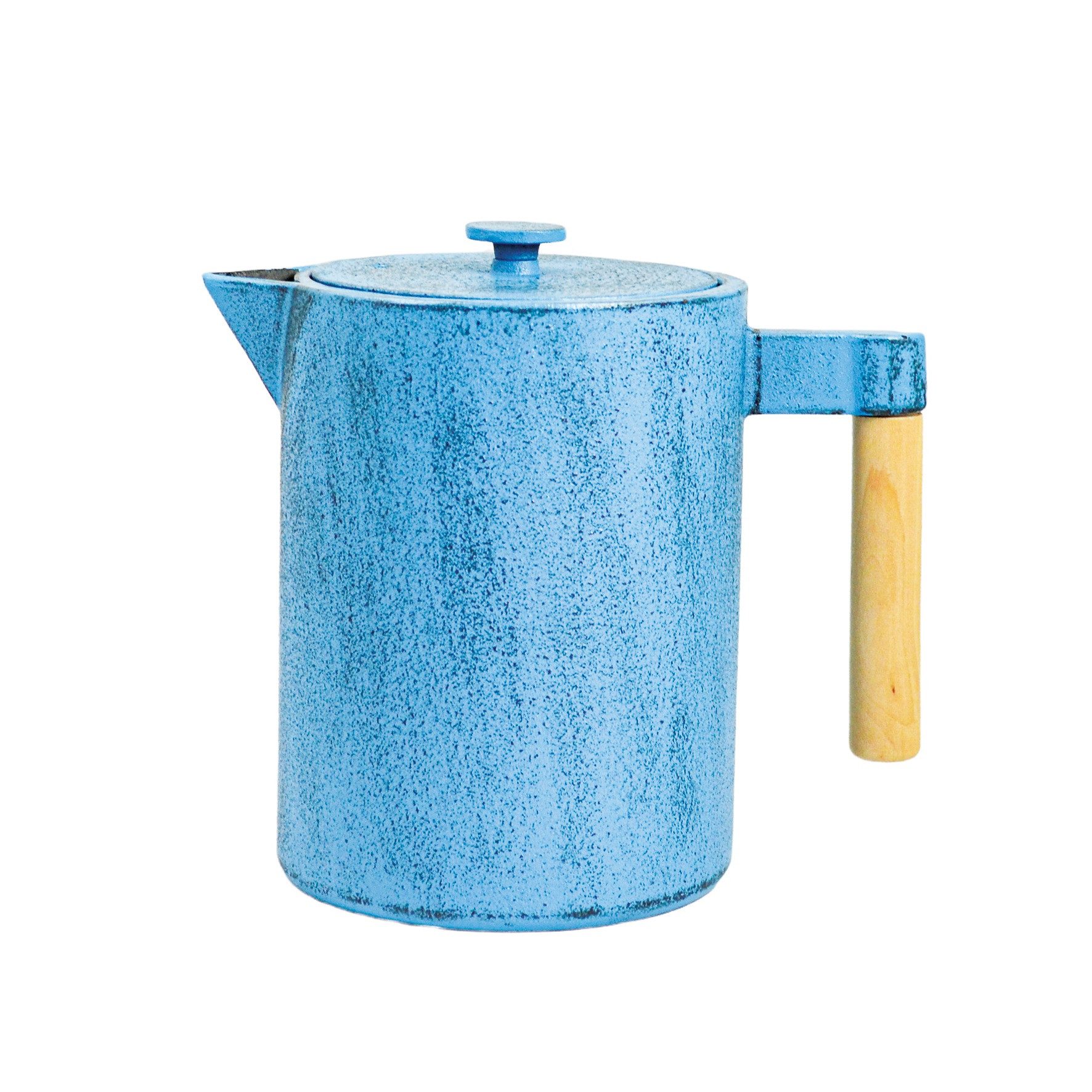 JA-UNENDLICH Teekanne Kohi, 1.2 l, aus Gusseisen handgefertigt im Sandgussverfahren, innen emailliert