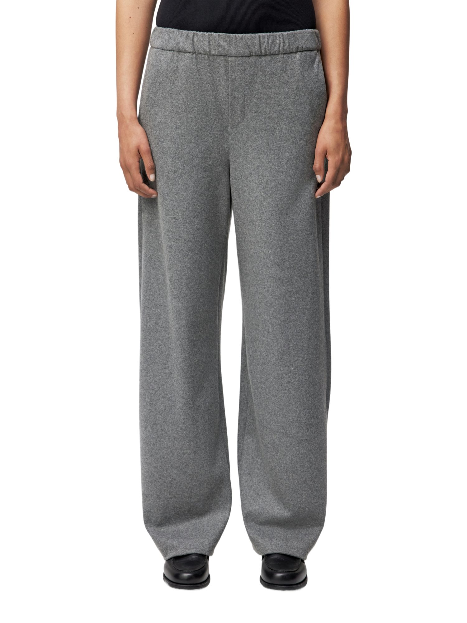 Drykorn Stoffhose grau, Casual, Polyester, Meliert, Gerade, Mittel