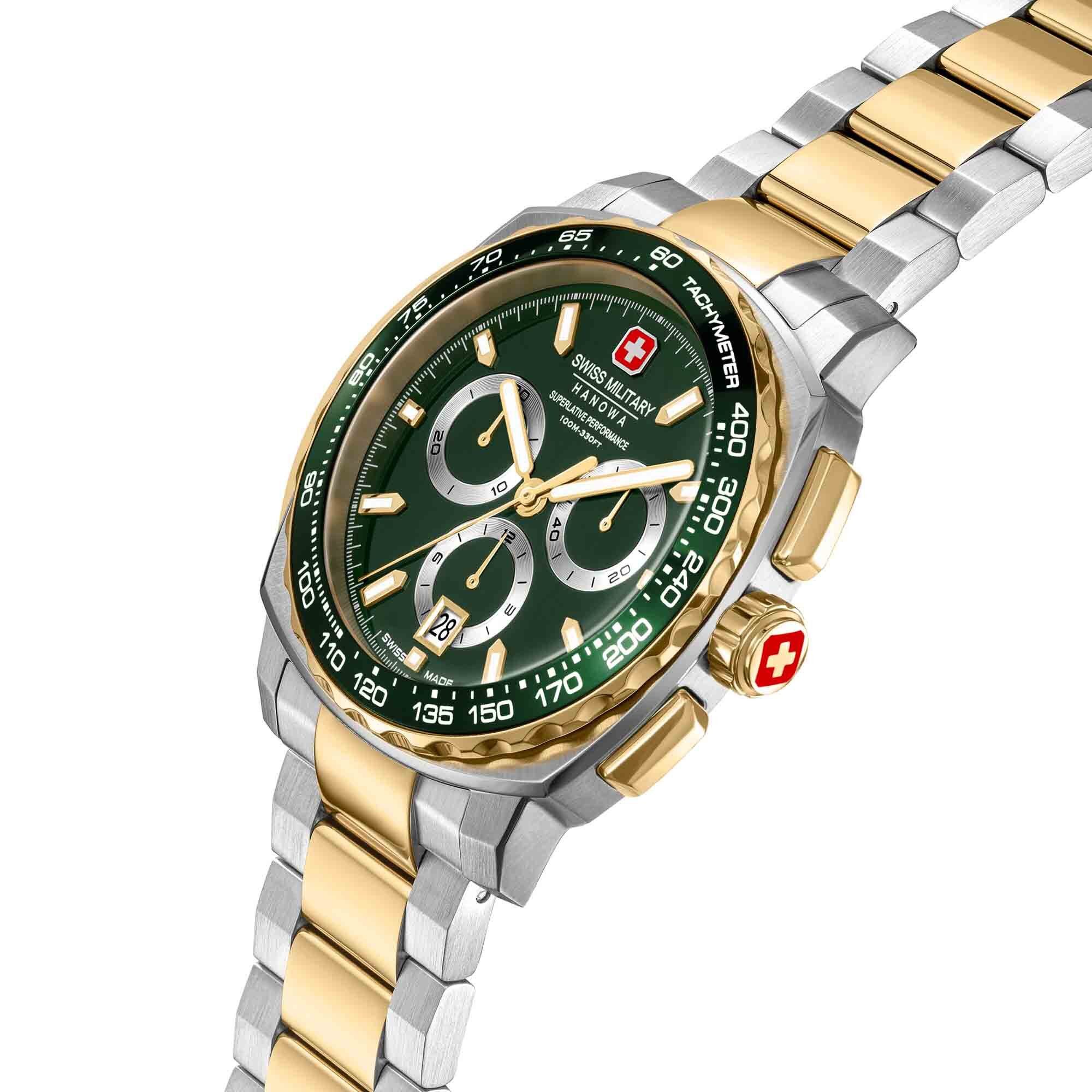 Swiss Military Hanowa Quarzuhr Quarzuhr Herrenuhr 41 mm Quarz Herren