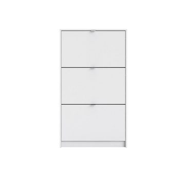 ebuy24 Schuhschrank Shane Schuhschrank 3 Klapptüren 2R weiss.