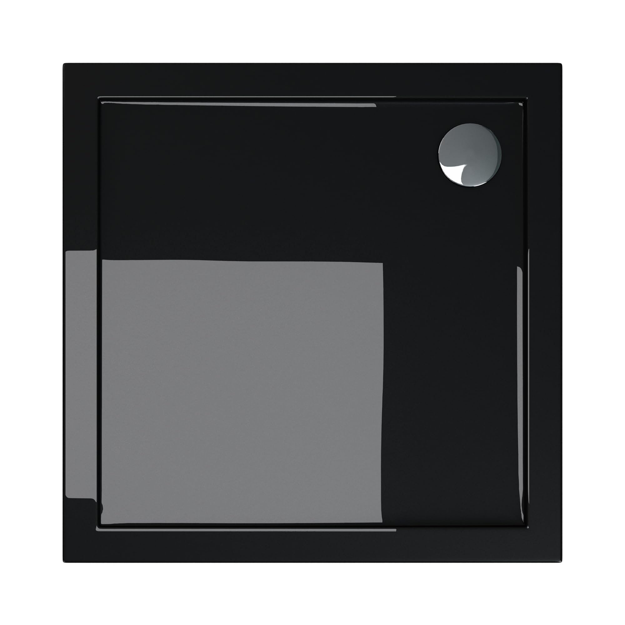 Mai & Mai Duschwanne Duschtasse aus Acryl Quadratisch Schwarz Inkl. Ablaufg günstig online kaufen