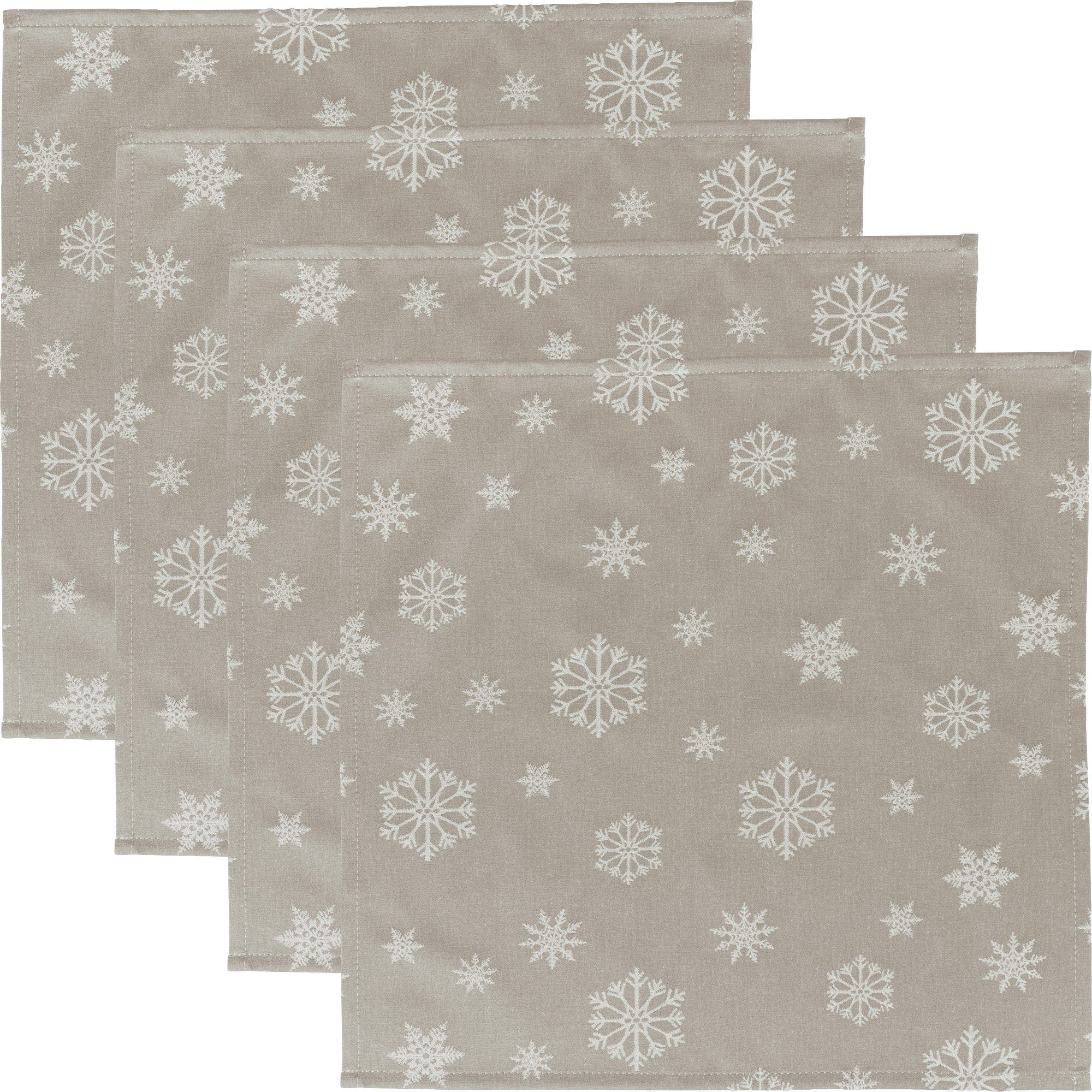 Stoffserviette Serviette "Marbella" 4er-Pack