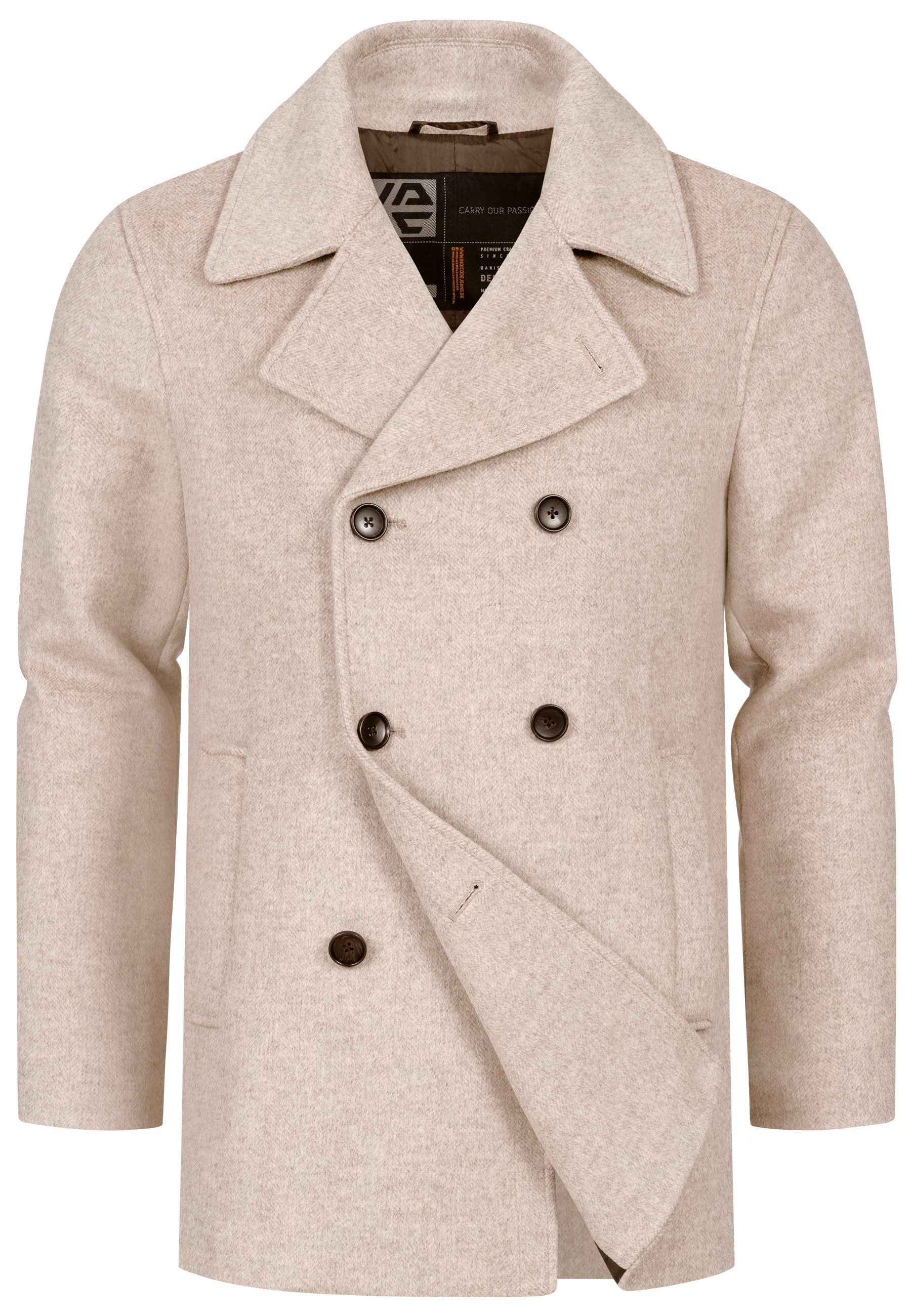 Indicode Wollmantel Herren INParade Winter Mantel Herrenmantel Herrenmantel mit Wollanteil