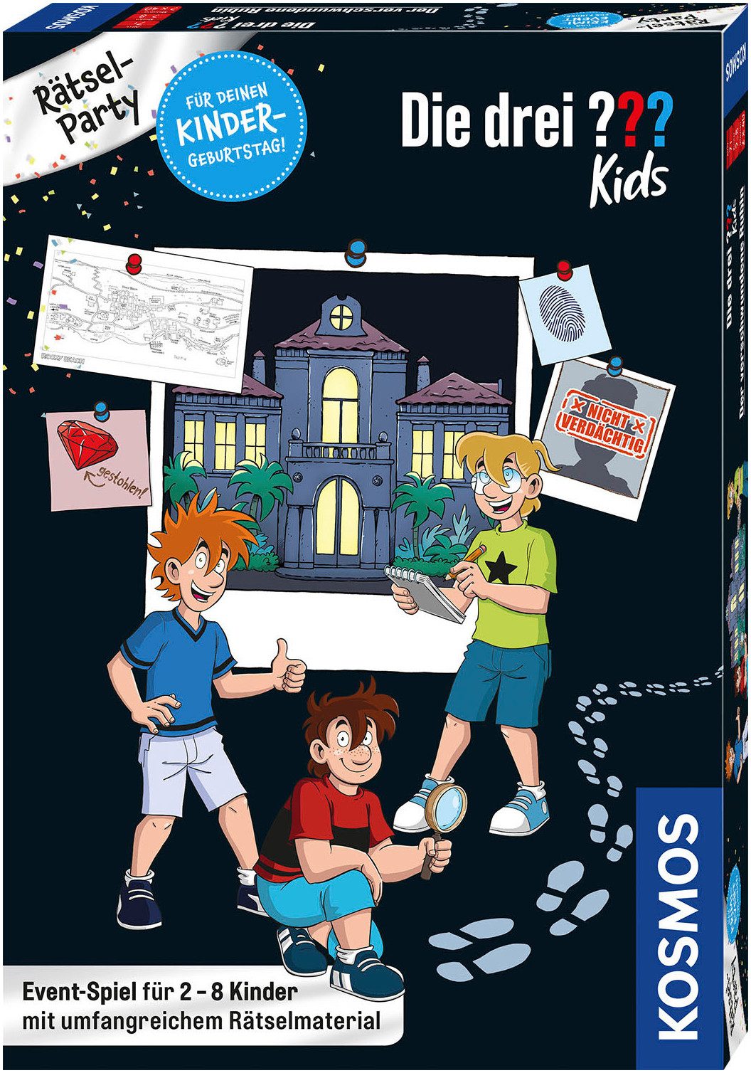 Kosmos Spiel Die drei ??? Kids Rätsel-Party