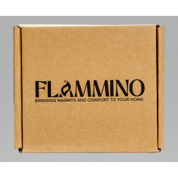 Techlando Echtfeuer-Dekokamin FlamminoTischkamin in Marmor Design