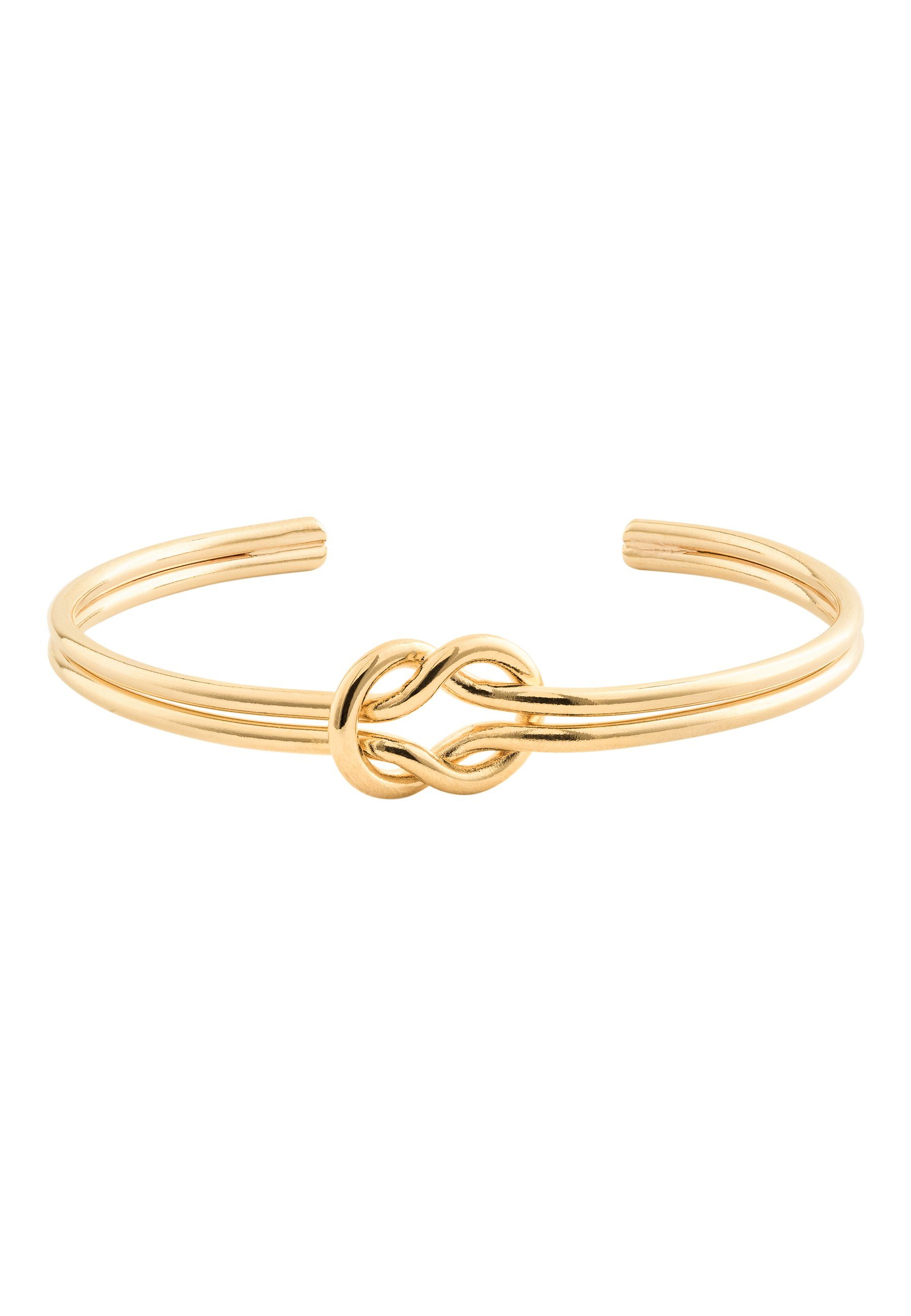 LOLA jewelry Goldarmband Vergoldete Armspange 'Knot'