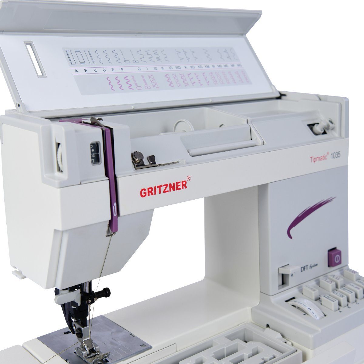 Gritzner Freiarm-Nähmaschine 1035 DFT Gritzner TIPMATIC® Nähmaschine