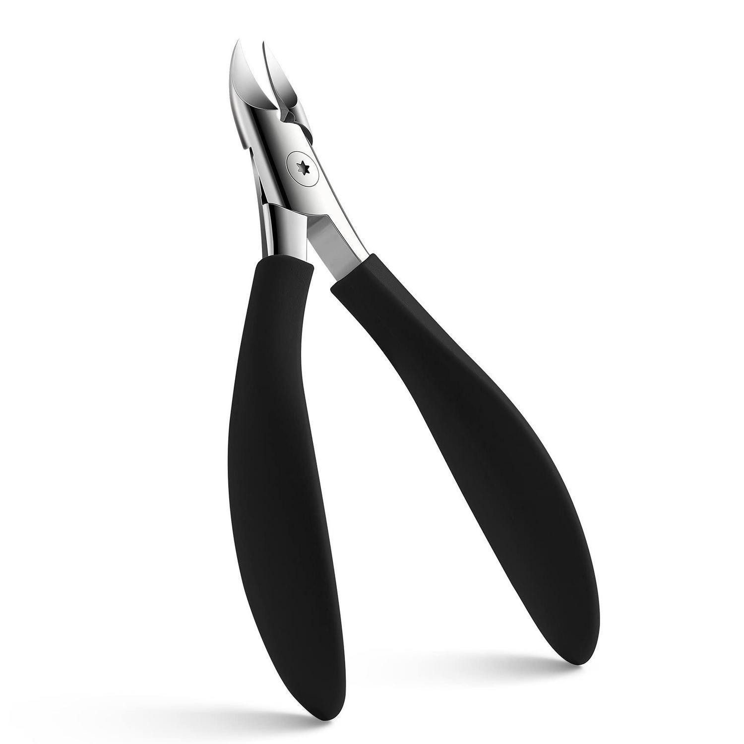 LuxusKollektion Fußnagelknipser Nagelzange Profi Edelstahl für Dicke & Eingewachsene Nägel