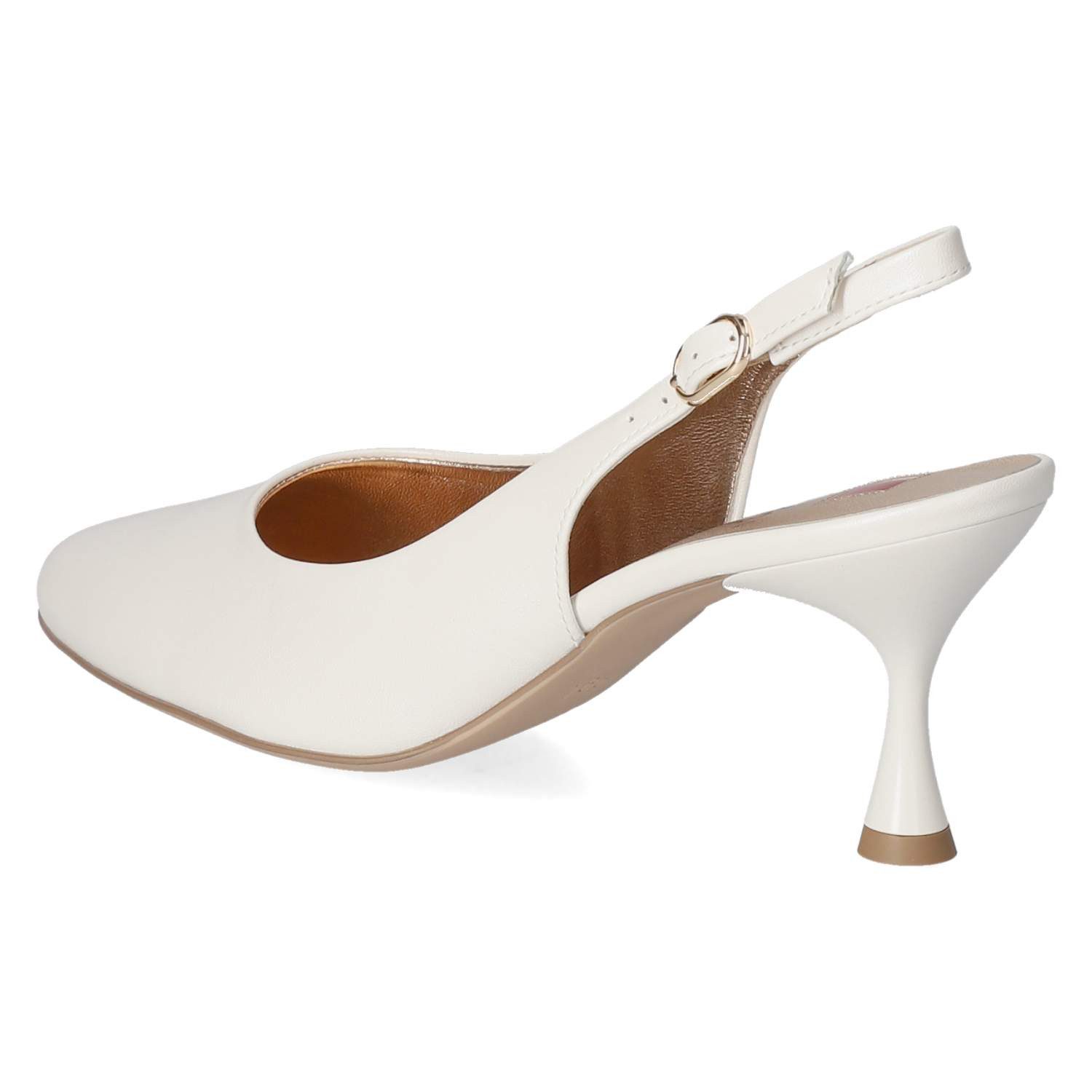 Högl Högl 11061030300 Damen Glattleder white Slingpumps