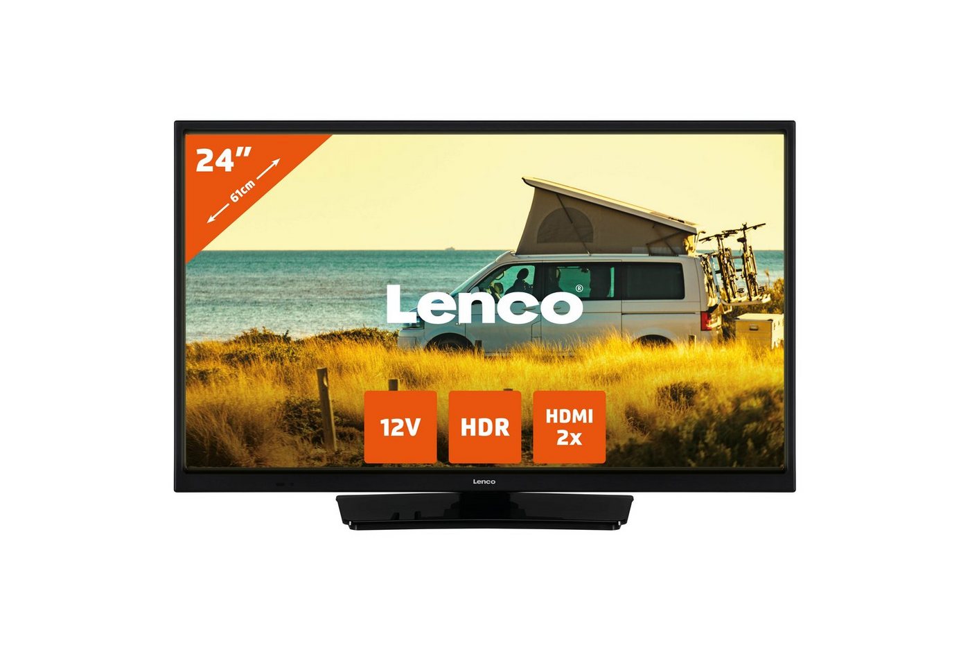 Lenco Lenco LED-2423BK LED-Fernseher (61,00 cm/24 Zoll, HD-ready, 12-V-Kfz-Adapter, Drei HDMI-Ports, Kantenbeleuchtung,HDR) schwarz ! RABATT: 15.27% Lenco Lenco LED-2423BK LED-Fernseher (61,00 cm/24 Zoll, HD-ready, 12-V-Kfz-Adapter, Drei HDMI-Ports, Kantenbeleuchtung,HDR) schwarz ! RABATT: 15.27%