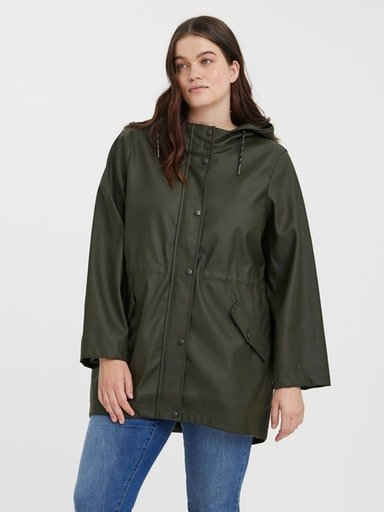 Vero Moda Curve Outdoorjacke VMCMALOU COATED JACKET CUR NOOS