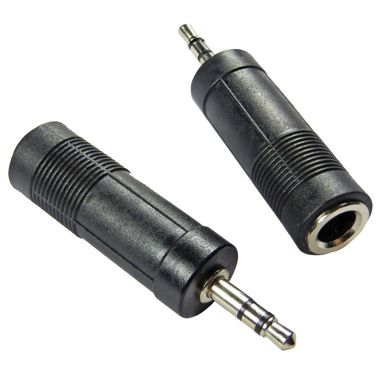 keepdrum ADA074 Adapter 6,35mm Klinken zu 3,5mm Klinkestecker 2 Stück Audio-Adapter