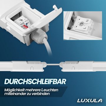 LUXULA LED Unterbauleuchte LED Feuchtraumleuchte, 75 cm, 16 W, 1760 lm, neutralweiß, IP66, LED fest integriert, neutralweiß