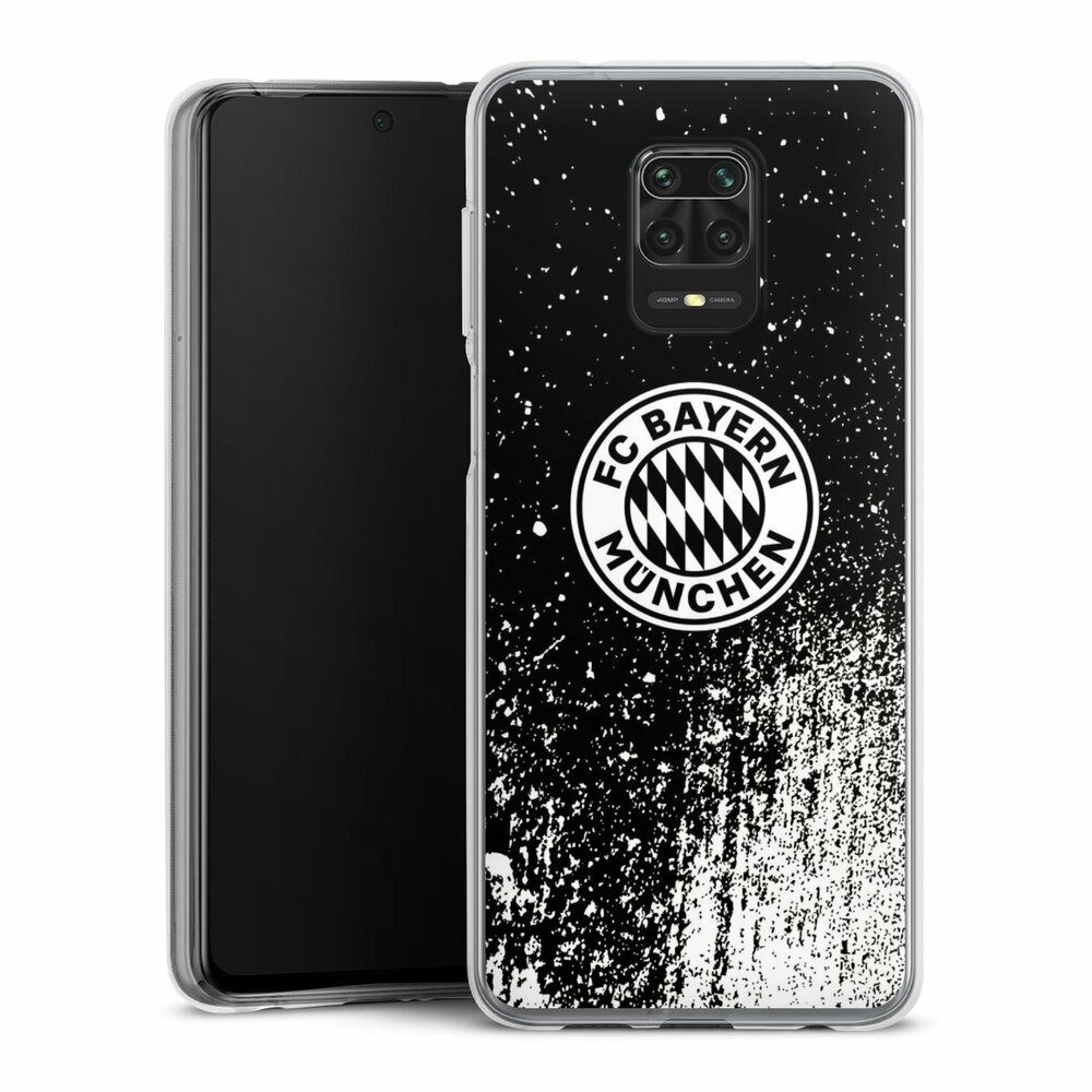 Handyhülle FC Bayern München Offizielles Lizenzprodukt FCB Splatter Schwarz - FCB