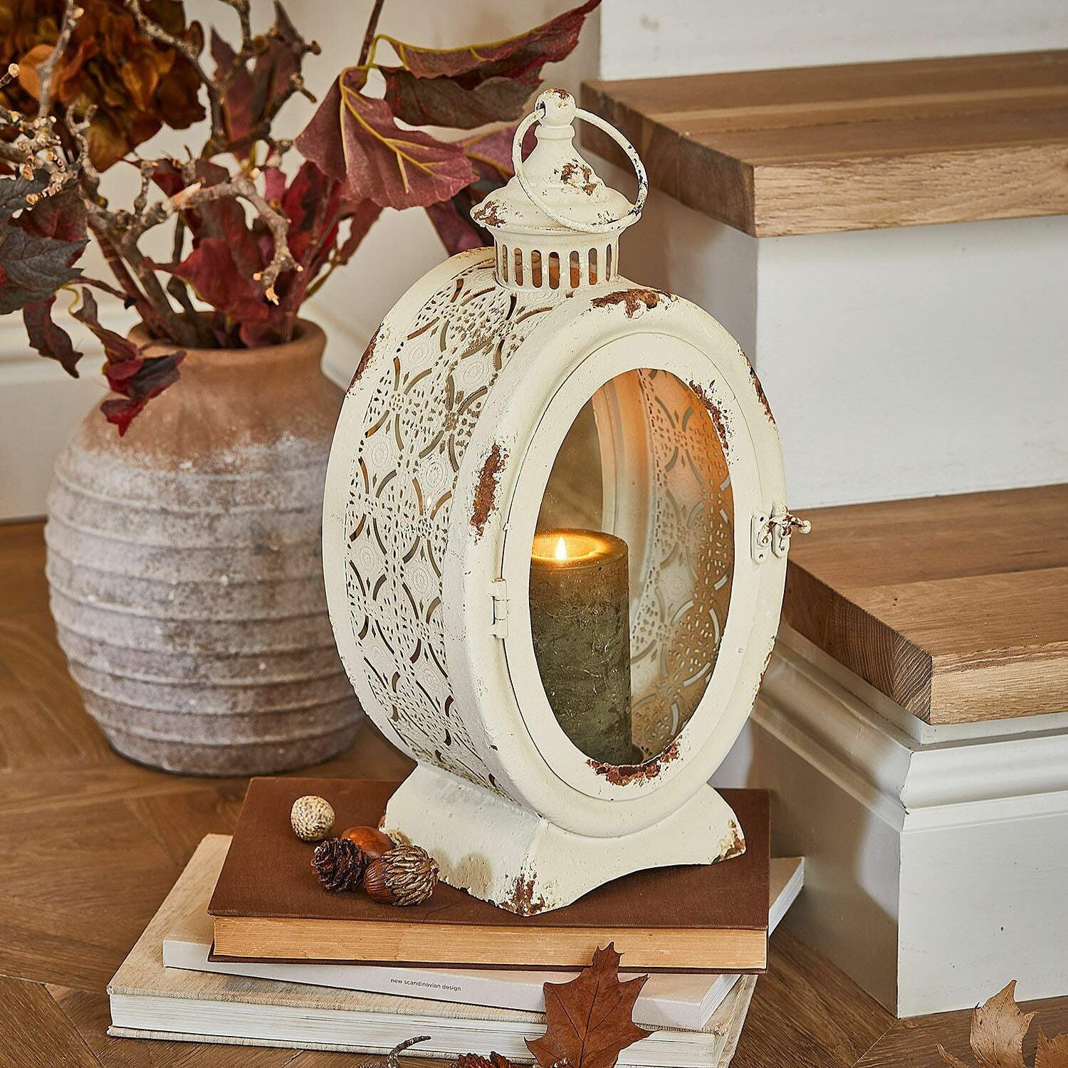 Mirabeau Kerzenlaterne Laterne Sublimelle antikweiß günstig online kaufen