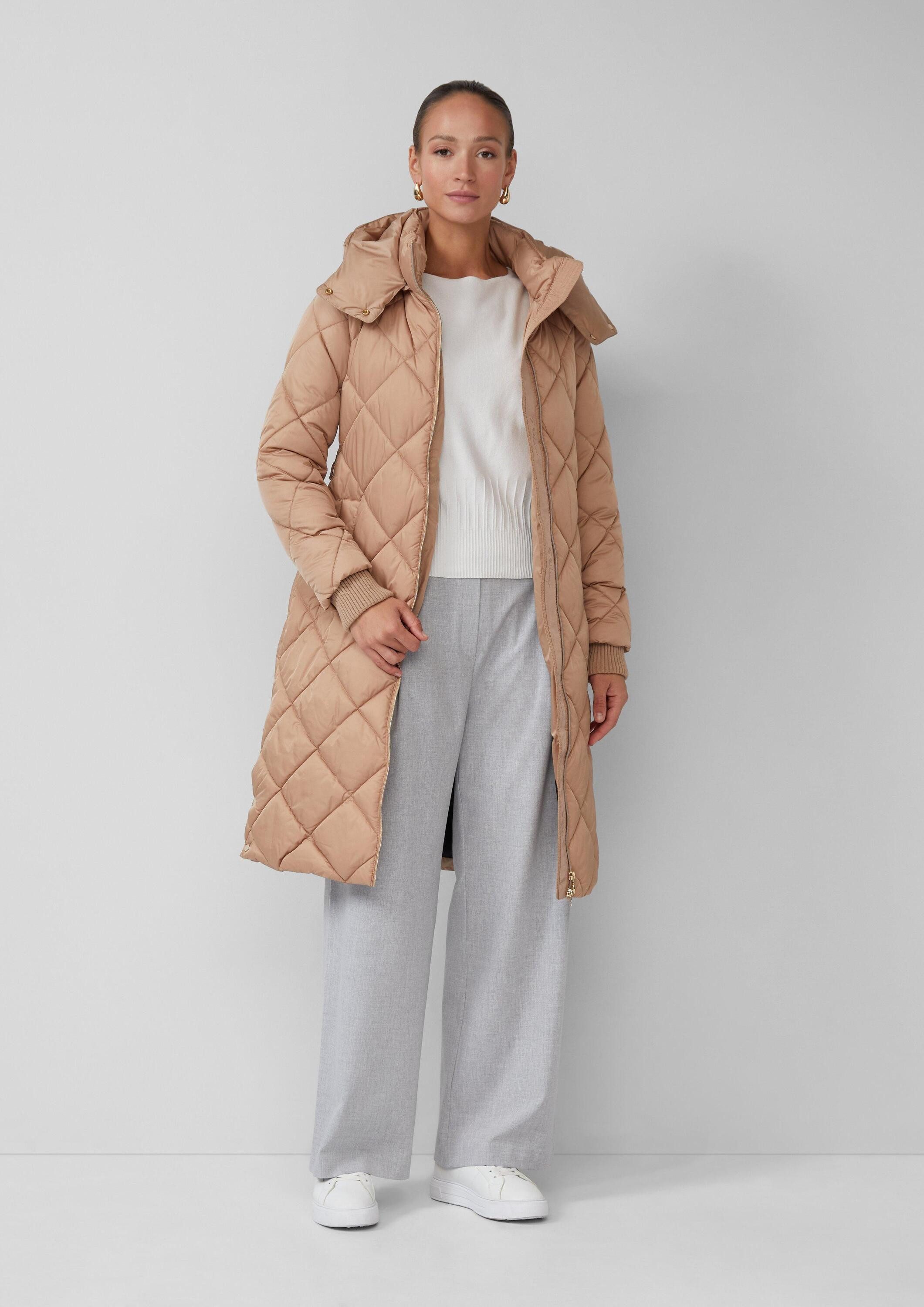 s.Oliver Wintermantel Outdoor-Mantel Wattierter Steppmantel mit abnehmbarer günstig online kaufen