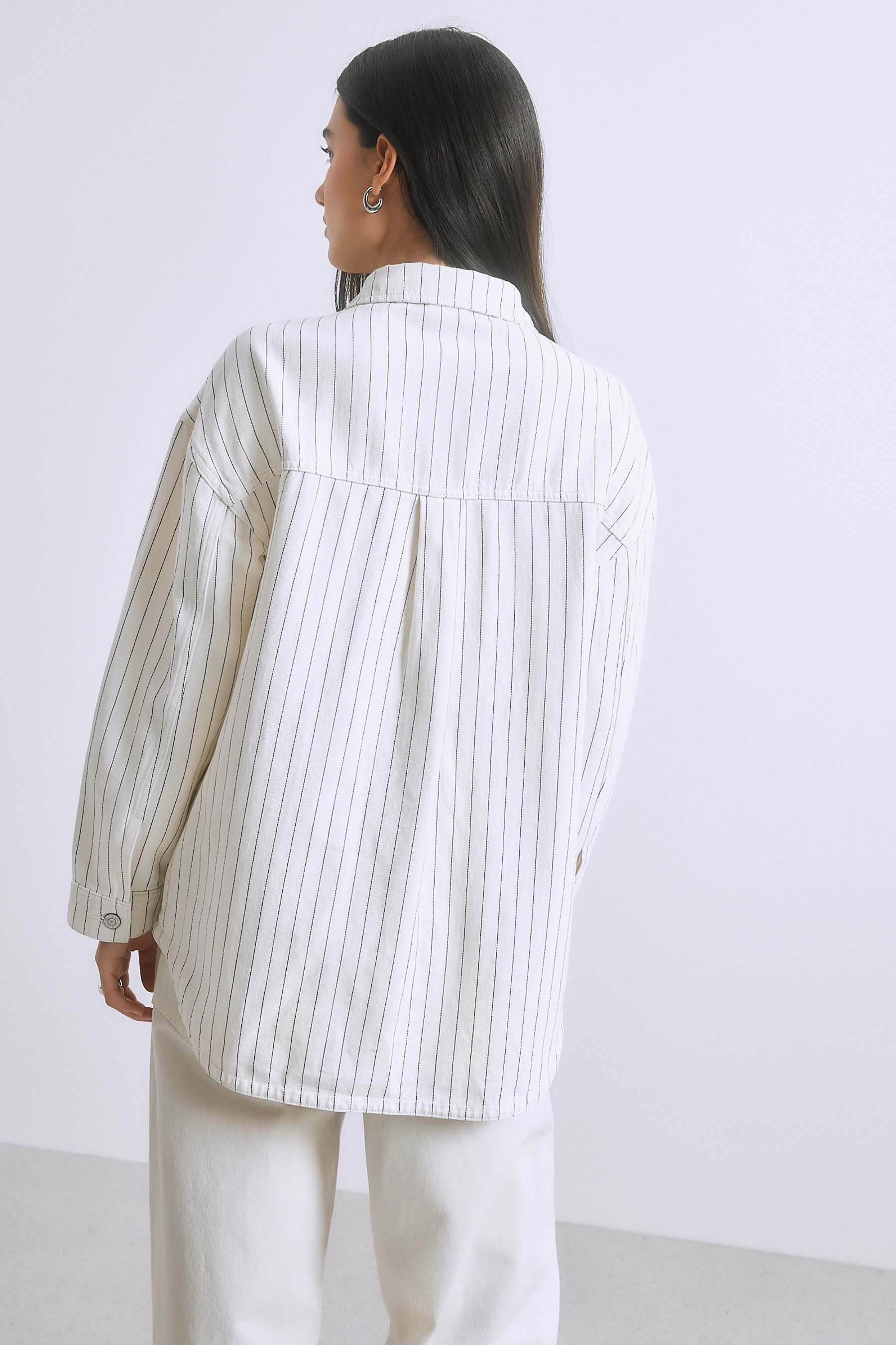 Next Jeanshemd Oversized Fit Boyfriend-Jeanshemd (1-tlg) günstig online kaufen