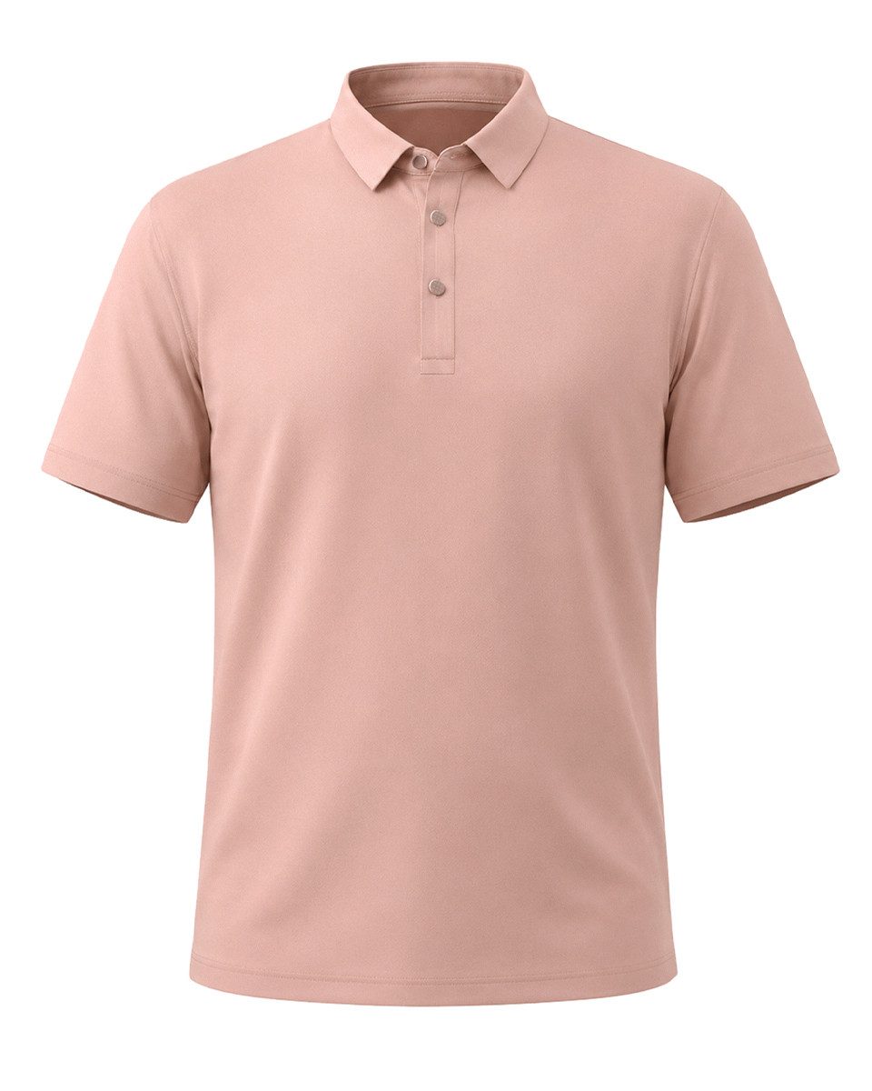 Allthemen Poloshirt Herren Klassisch Kurzarm Poloshirt Business mit Knopfleiste