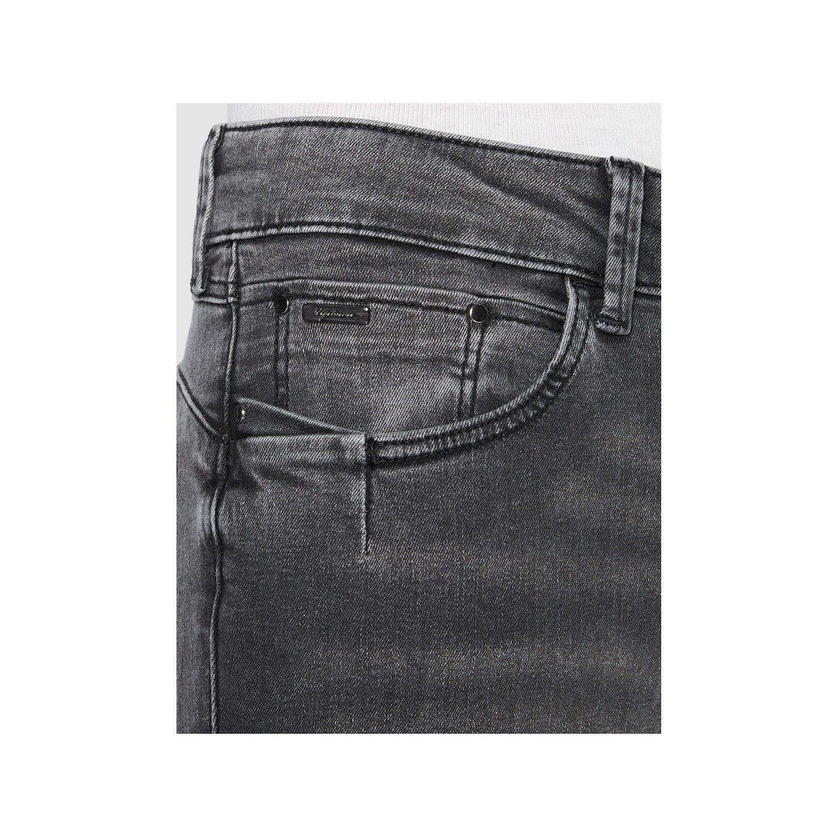 Mavi Slim-fit-Jeans grau regular (1-tlg)