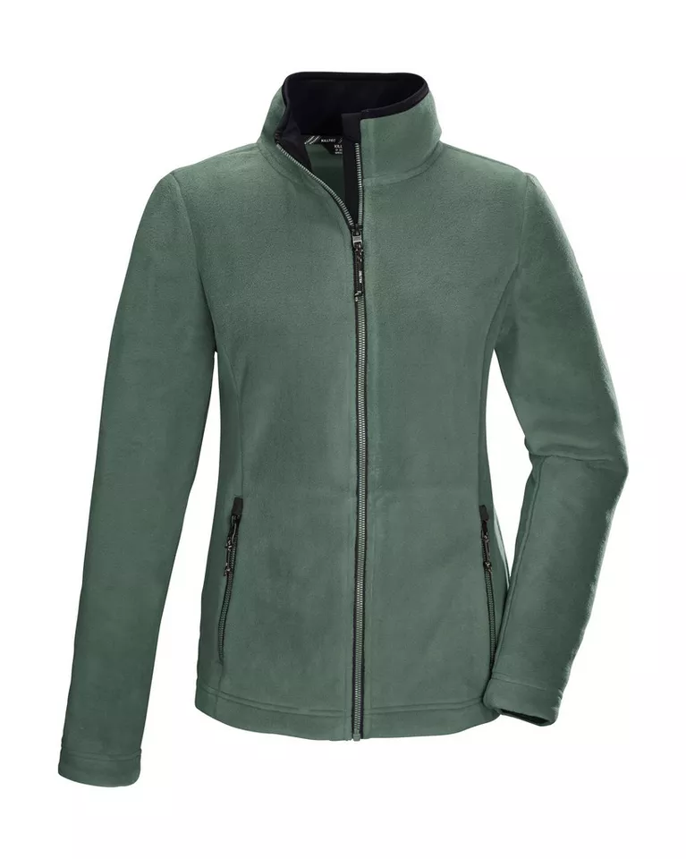 Killtec Fleecejacke KOW 3 WMN FLC JCKT Fleecejacke mit Stretch, Kinnschutz und verschließbaren Taschen