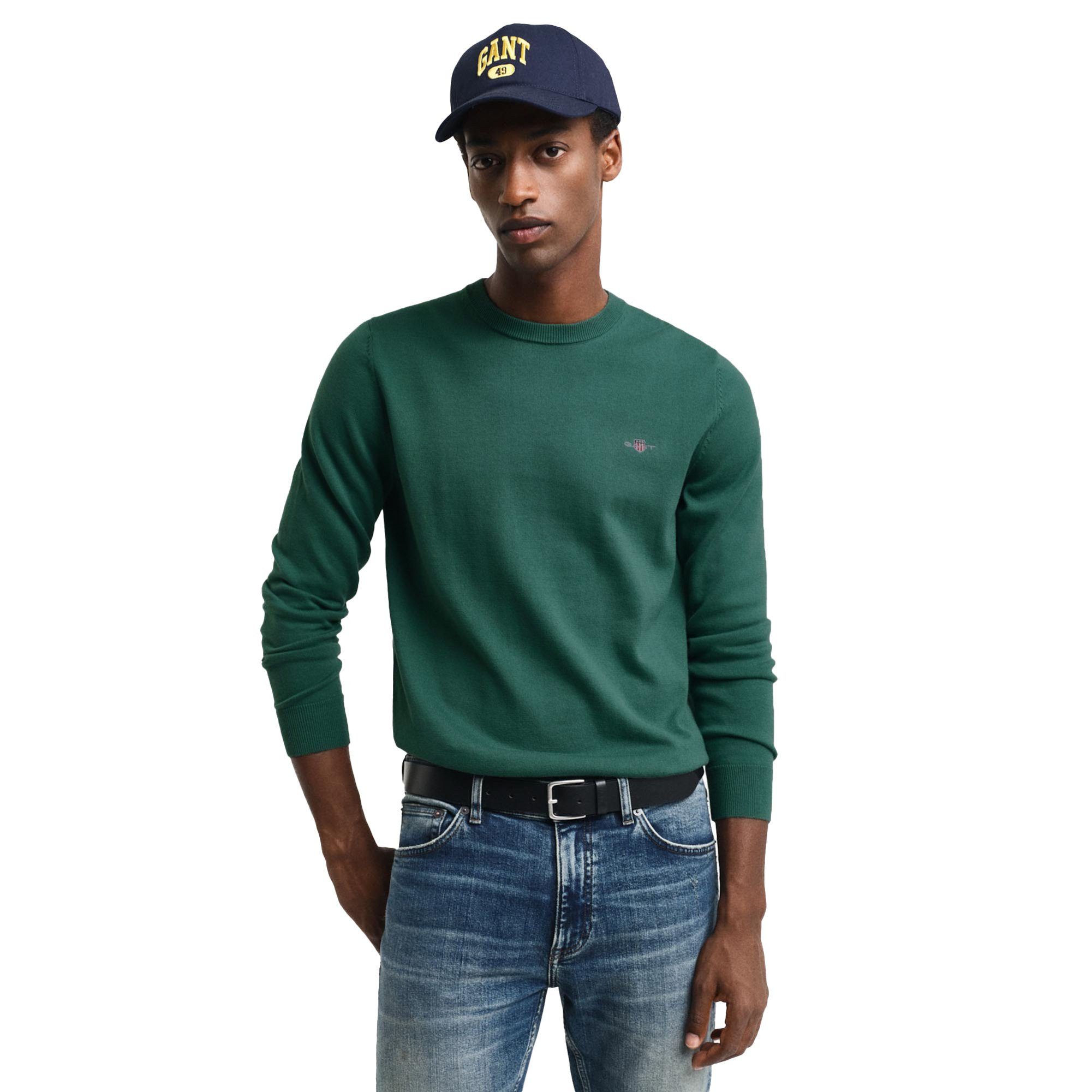 Gant Sweatshirt Herren Strickpullover Baumwolle günstig online kaufen